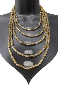 Alfani Gold Layered Tube Necklace