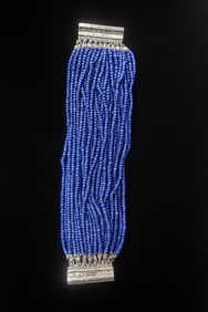 Chico’s Blue Multi-Strand Seed Bead Bracelet