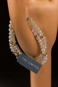 The Limited Opalescent Beaded Stretch Bracelet Set