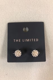 The Limited Pearl Cluster Stud Earrings