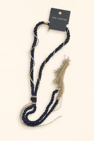 The Limited Twisted Rope Chain Necklace (Gold and Silver Accents)