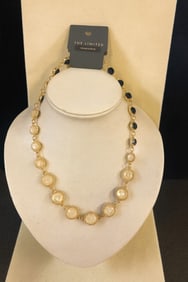 The Limited Reversible Gold and Pearl Station Necklace