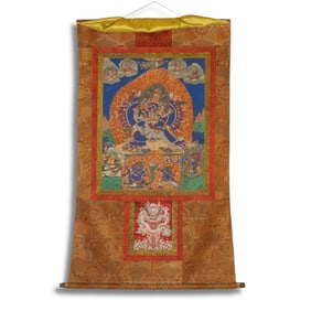 Qing Dynasty Thangka depicting Yamantaka