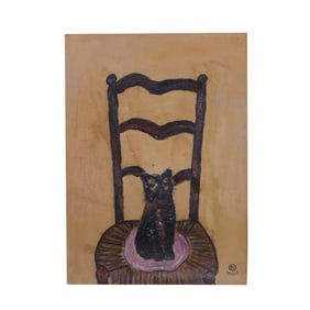 Sanyu Cat (oil painting)
