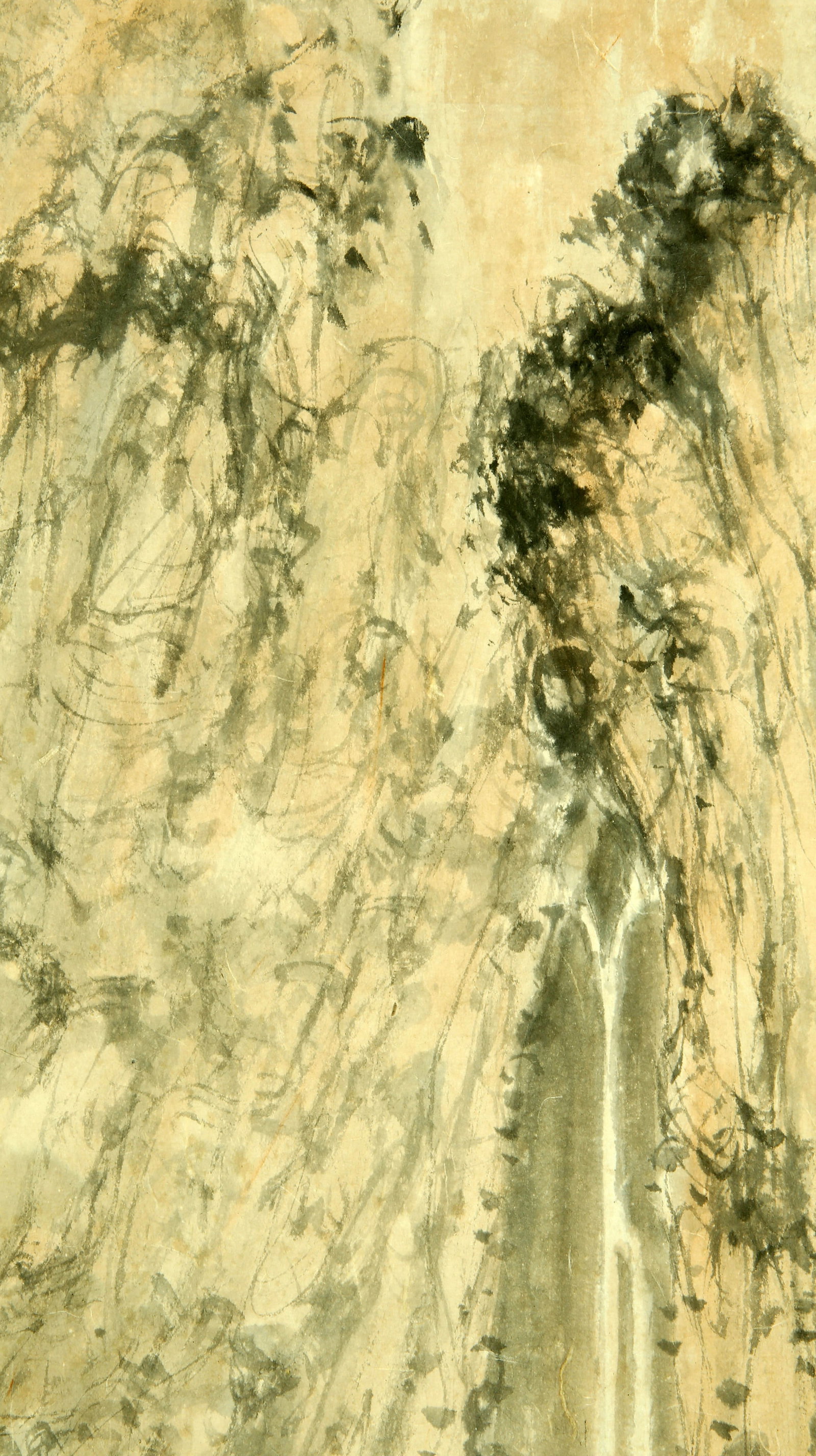 Fu Baoshi mark Waterfall View Map - 3