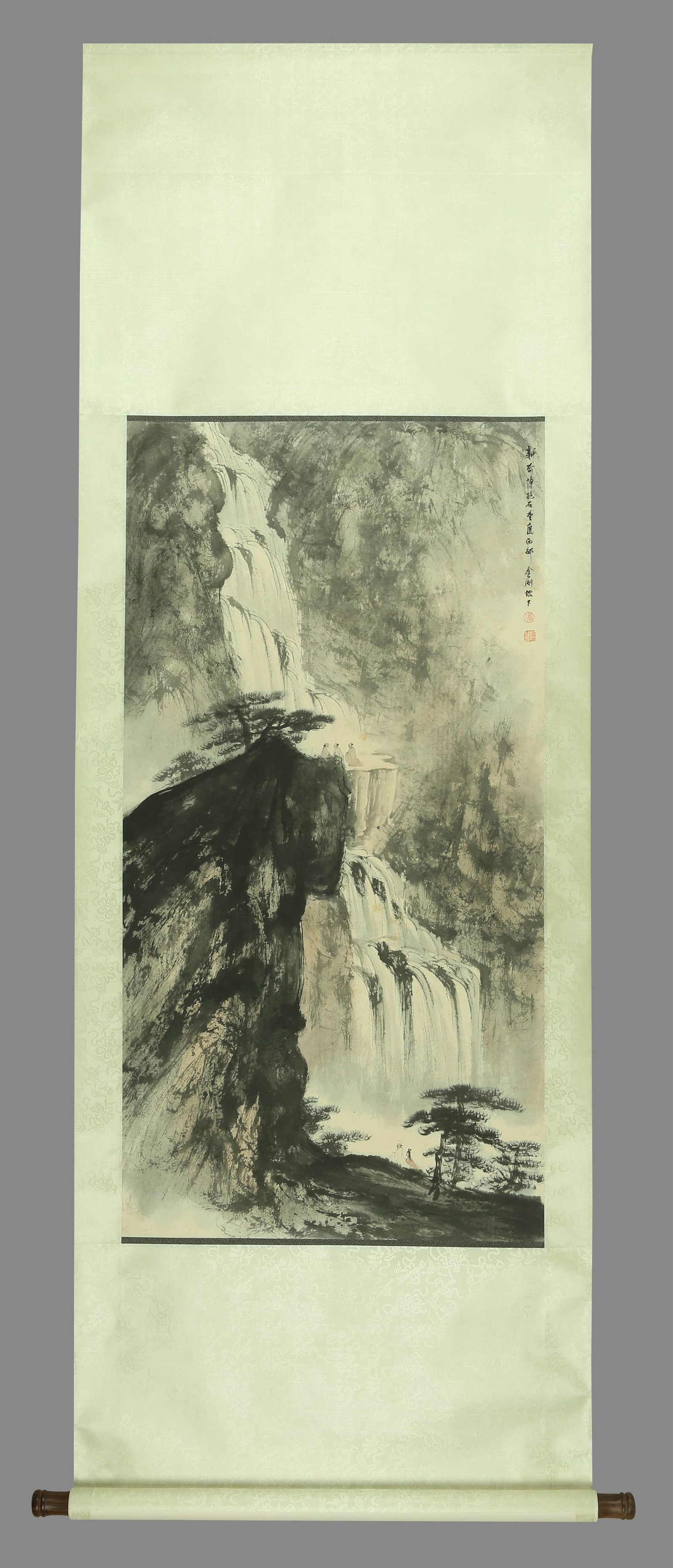 Fu Baoshi mark Waterfall View Map - 2
