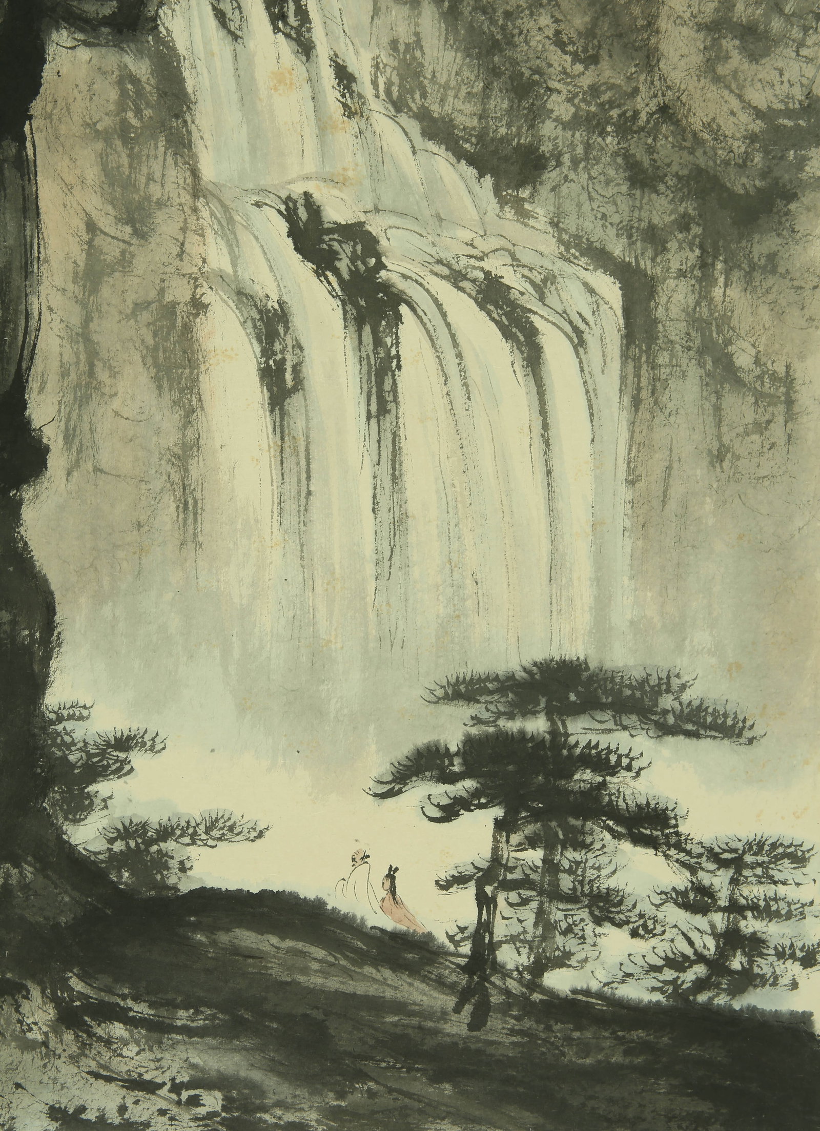 Fu Baoshi mark Waterfall View Map - 6
