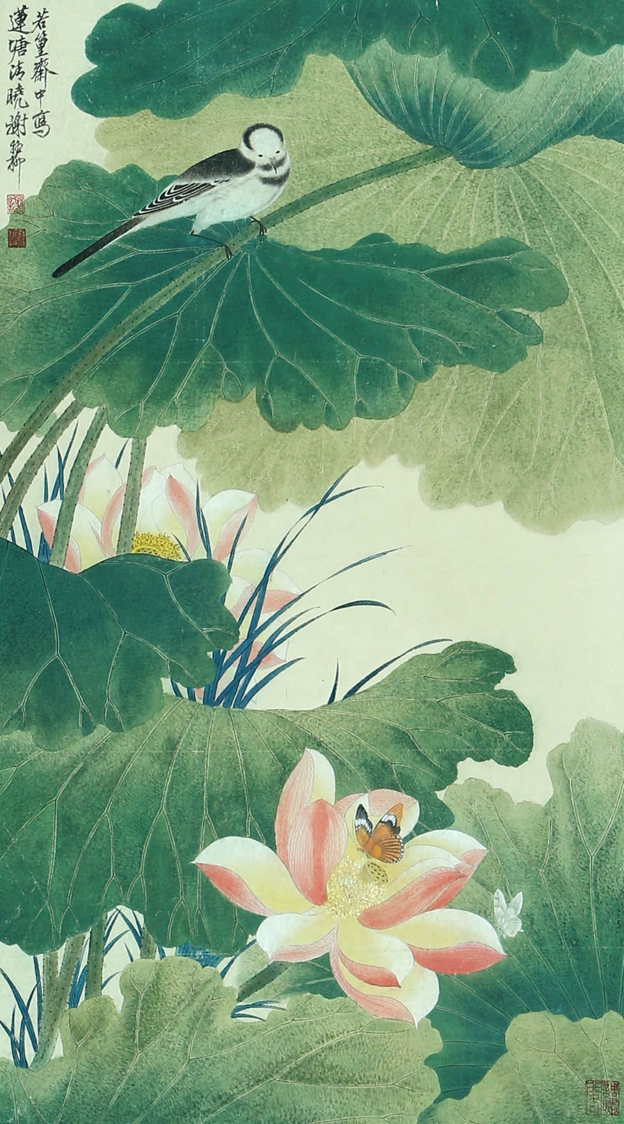 Xie Zhiliu mark flower and bird (1 of 6)