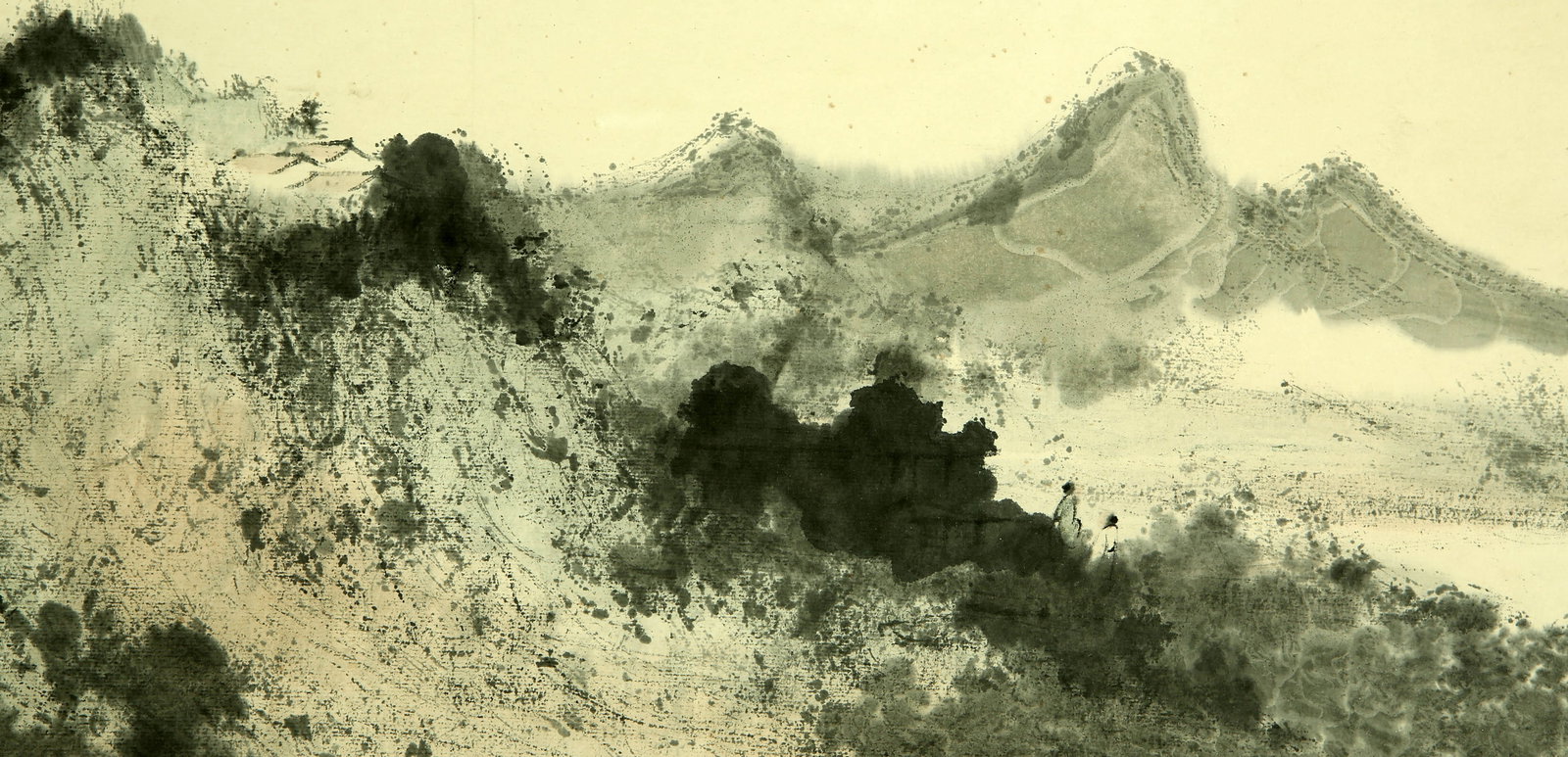 Fu Baoshi mark landscape - 3