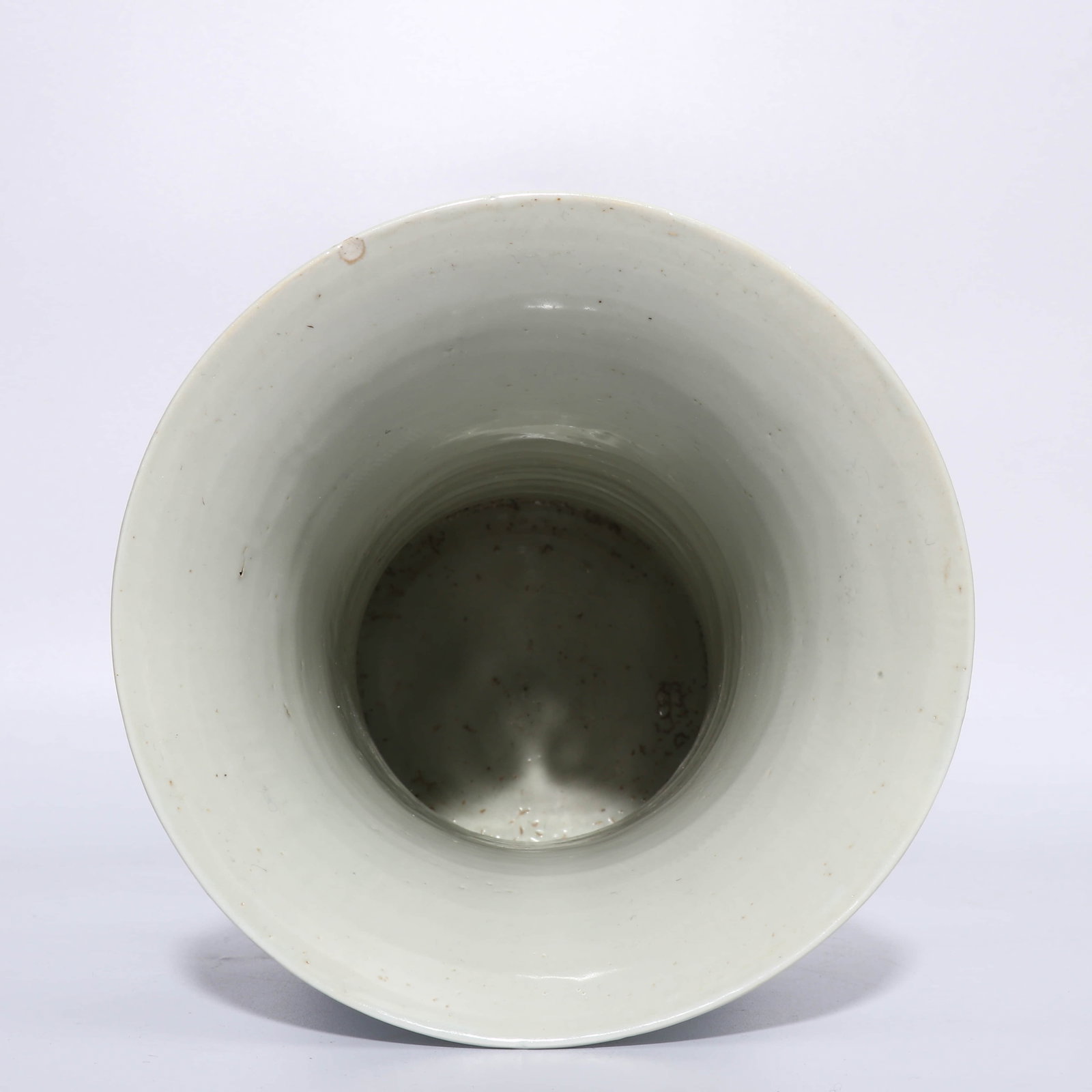 Ming Chongzhen Period Brush Pot with Picture of Offering Sacrifices to Heaven - 4