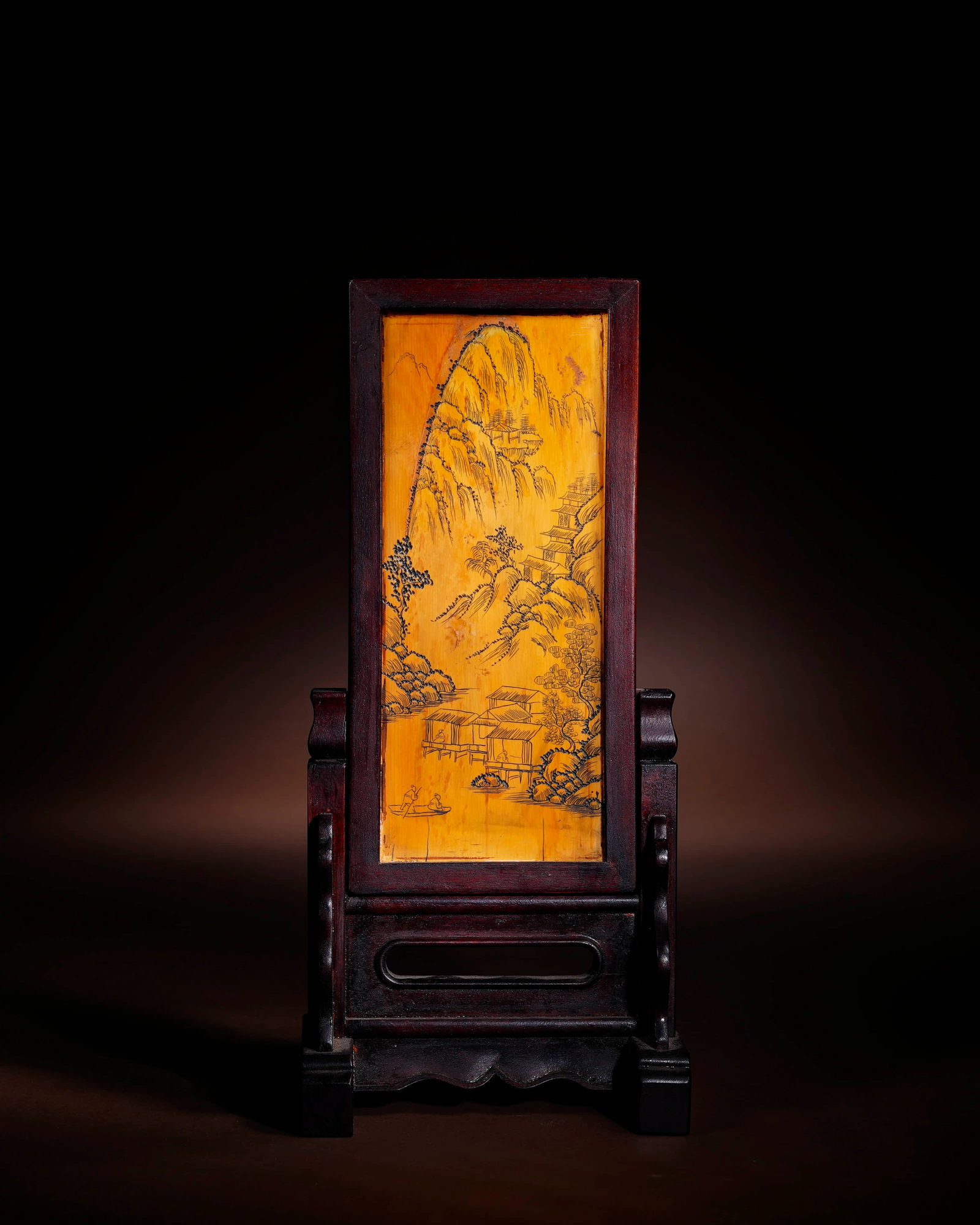 The story of characters carved in Qing dynasty is inserted into the screen - 2