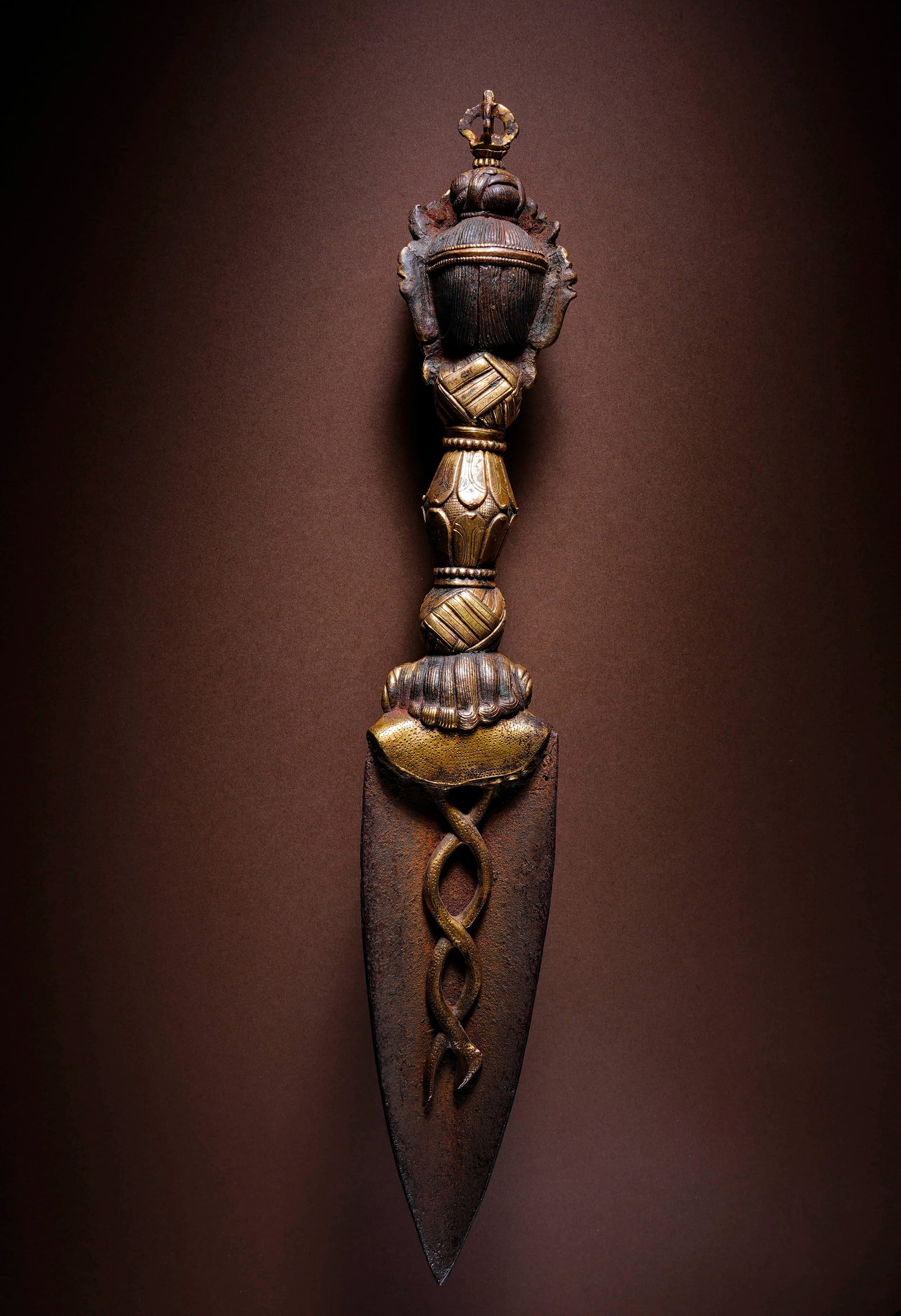 In the middle of Qing Dynasty, Capricorn-faced Vajra. - 2
