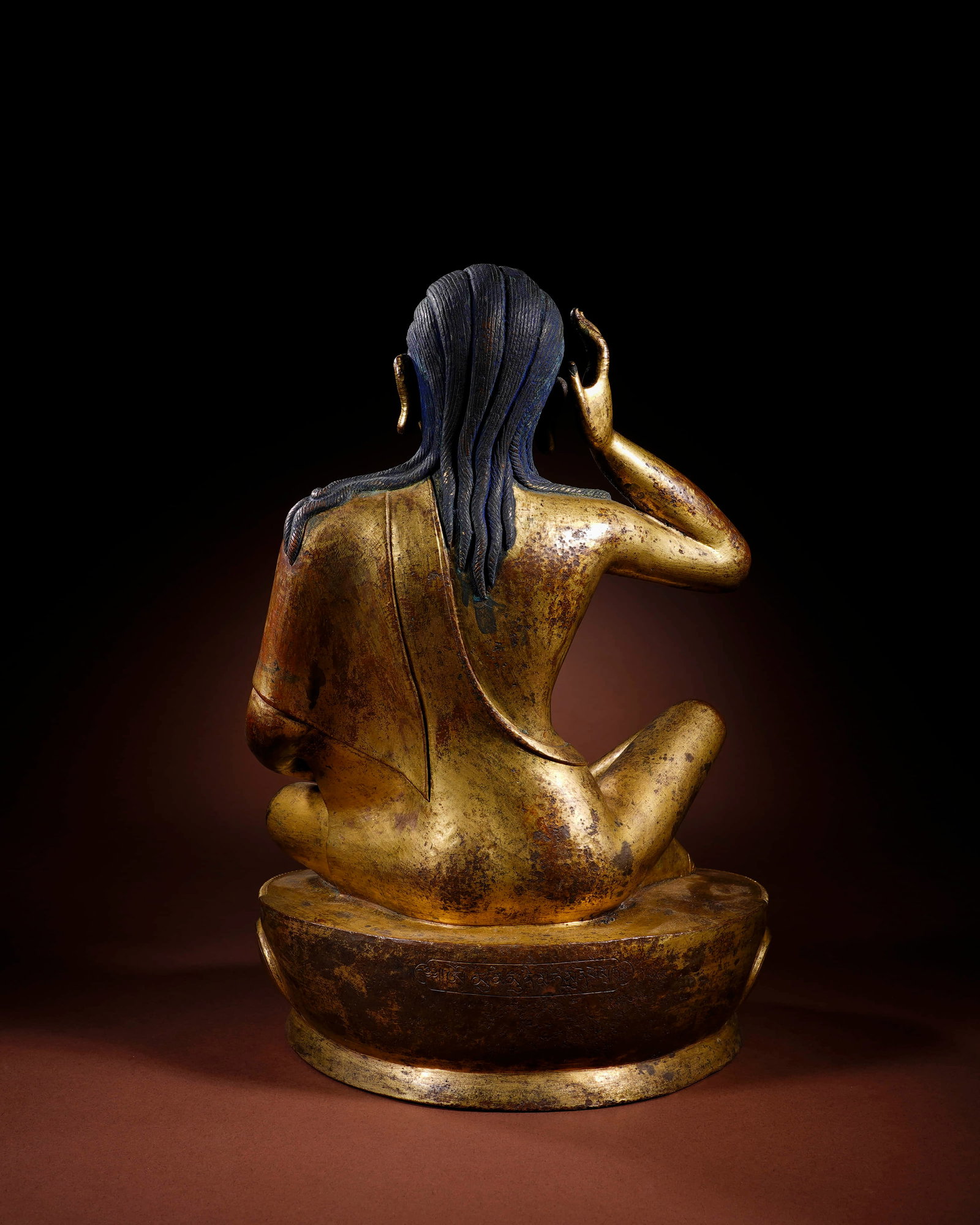 14th century bronze gilded Mirariba statue. - 4