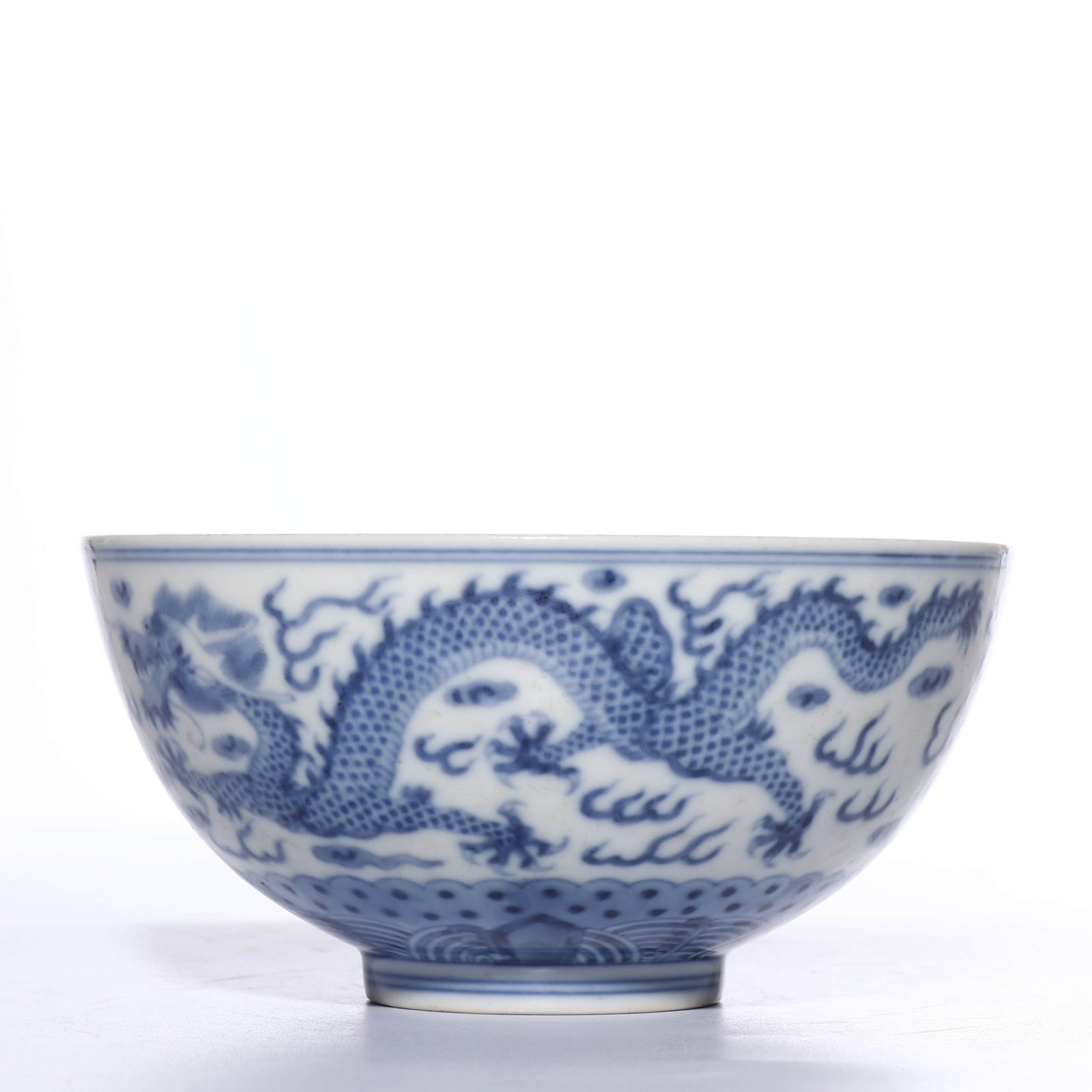 Qing gan long Qing Hua Yunlong Wen wan - 4