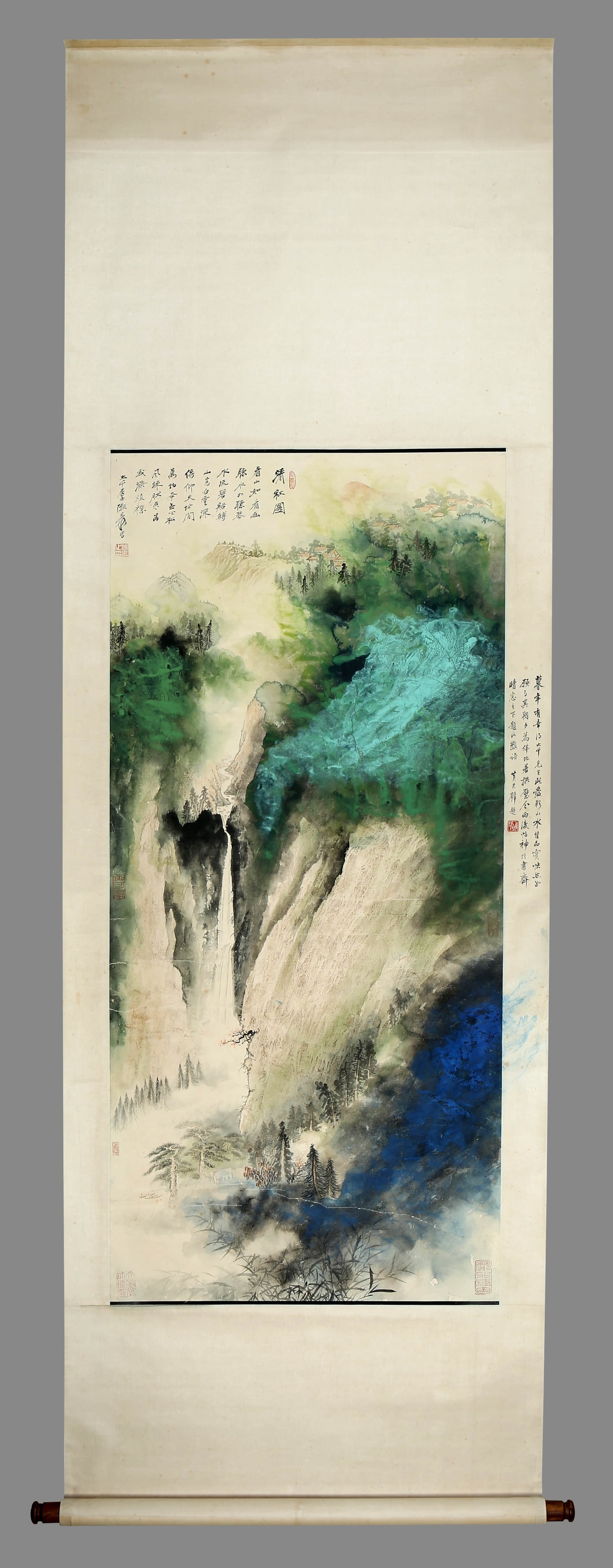 Zhang Daqian's clear autumn picture - 2