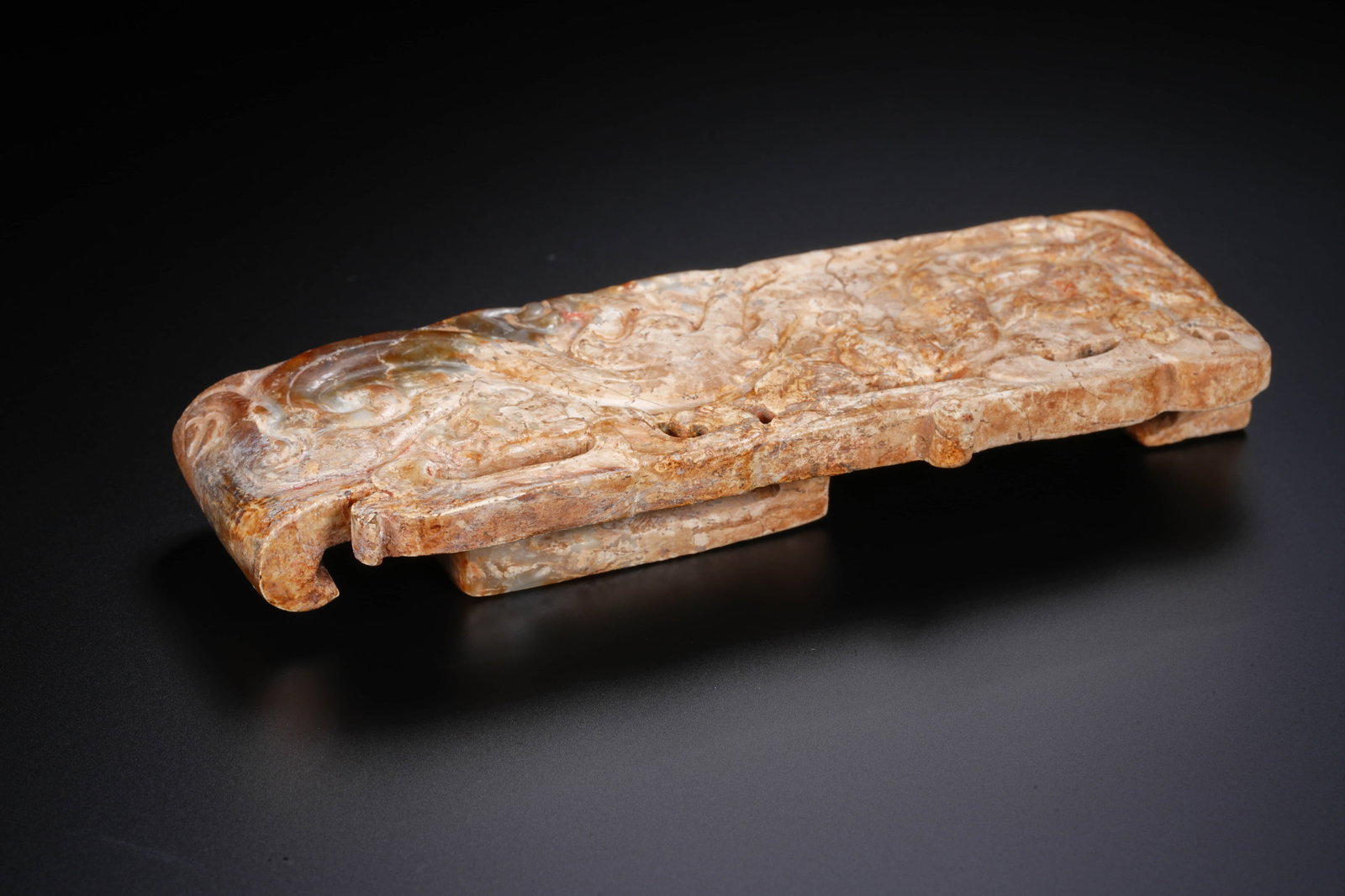 A CHINESE JADE SWORD FITTING - 6