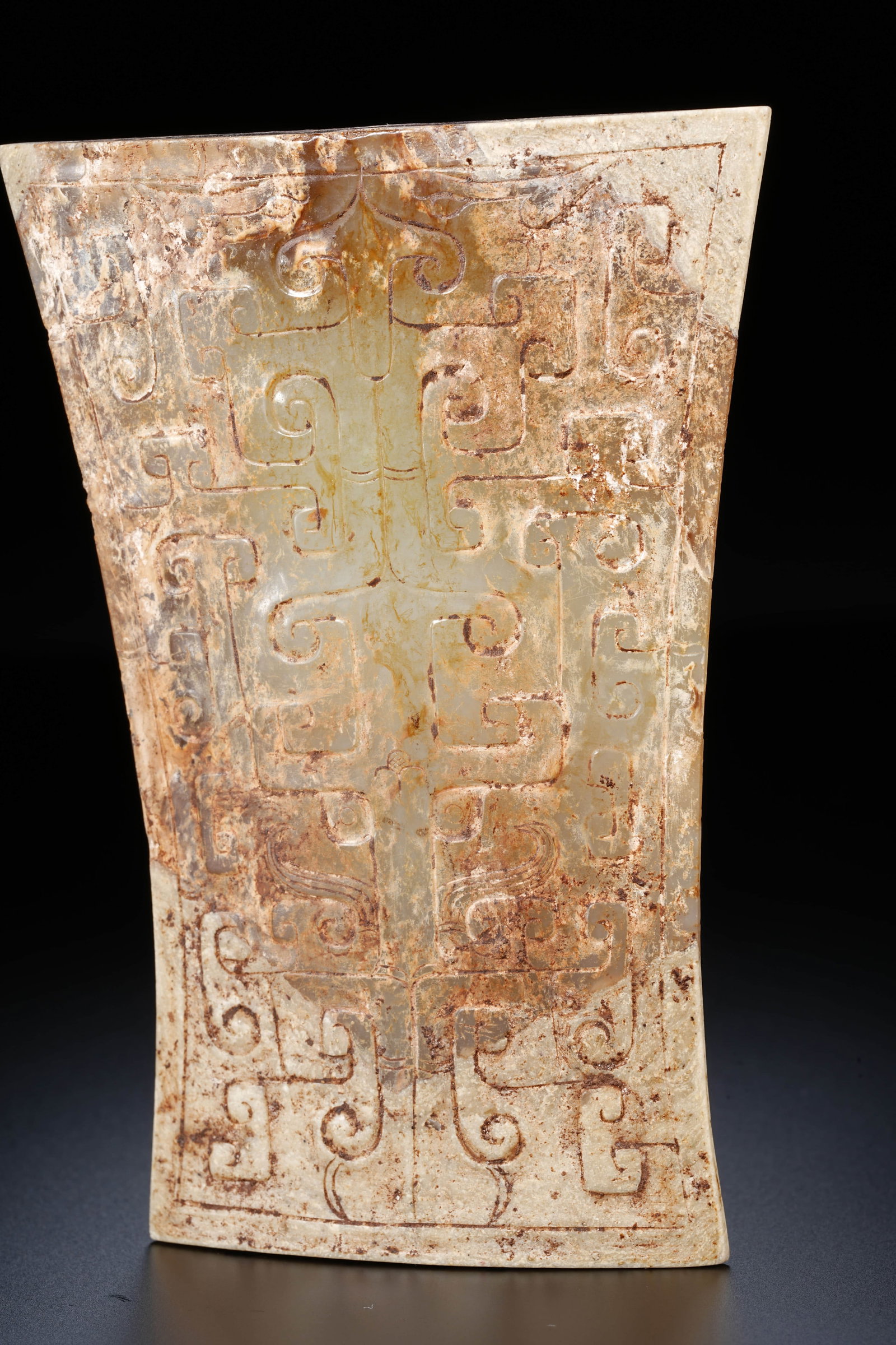 A CHINESE JADE SWORD FITTING - 3