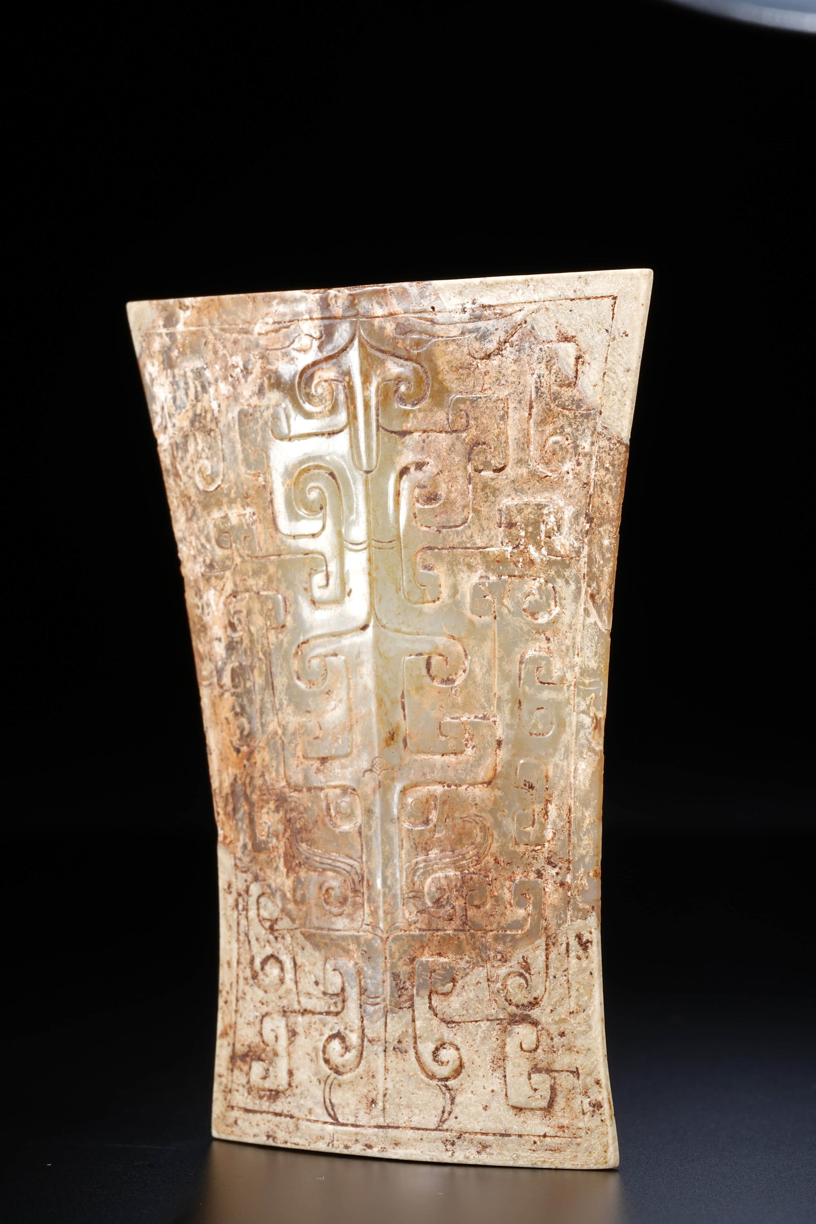 A CHINESE JADE SWORD FITTING - 4