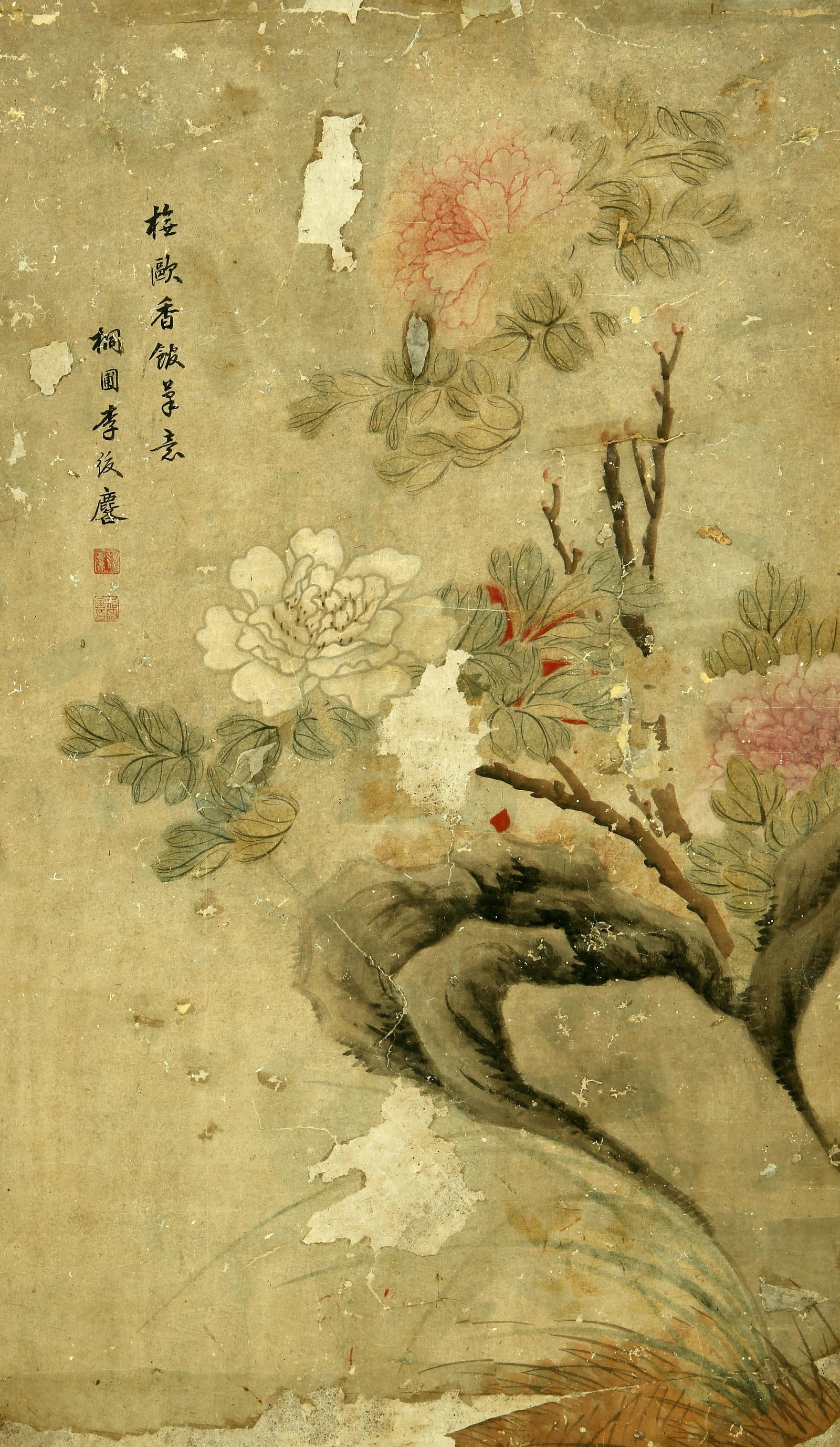 Libalin flowers and plants: 86by51 colored paper lens