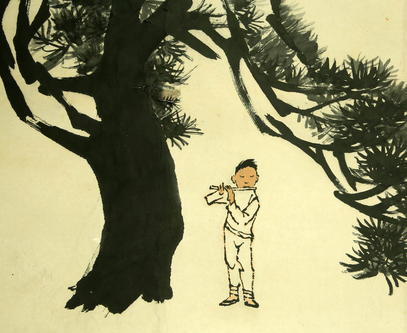 Li Keran shepherd boy - 4