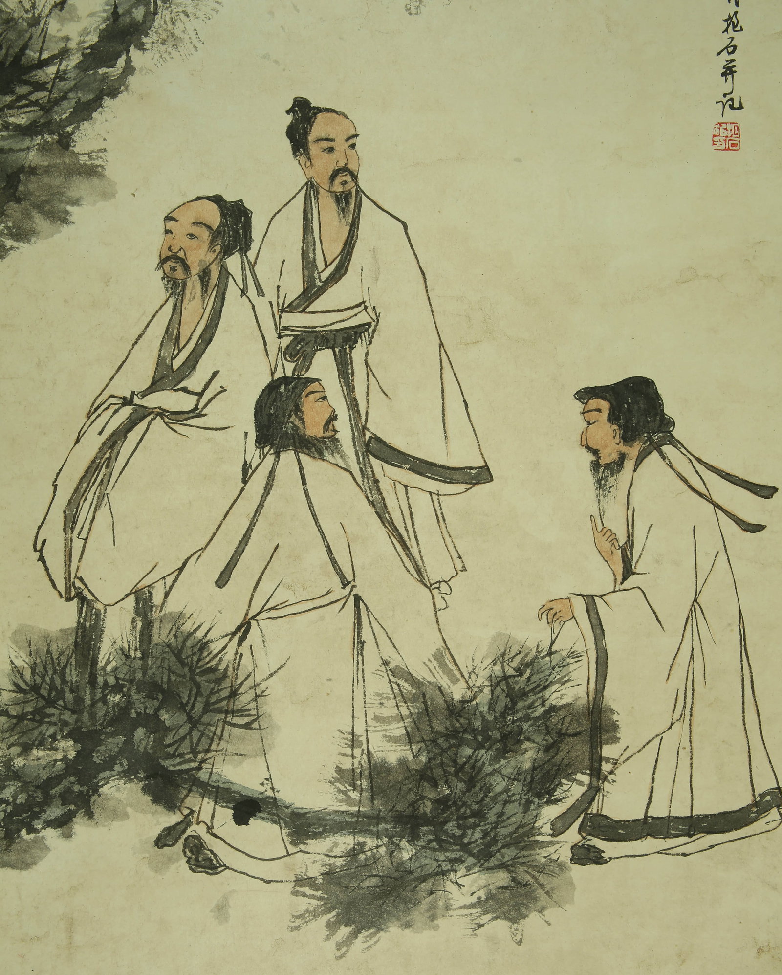Fu Baoshi Shanyin map - 4