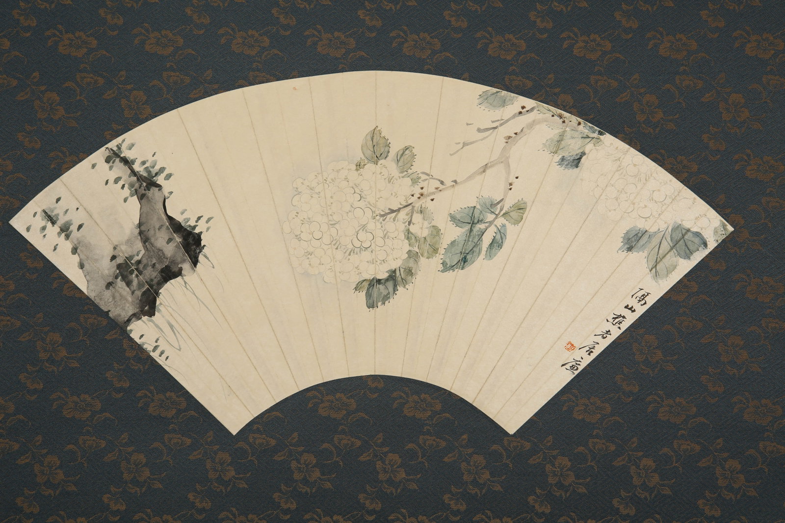 Ju Lian Flower Fan Noodles: 18by43 colored paper lens