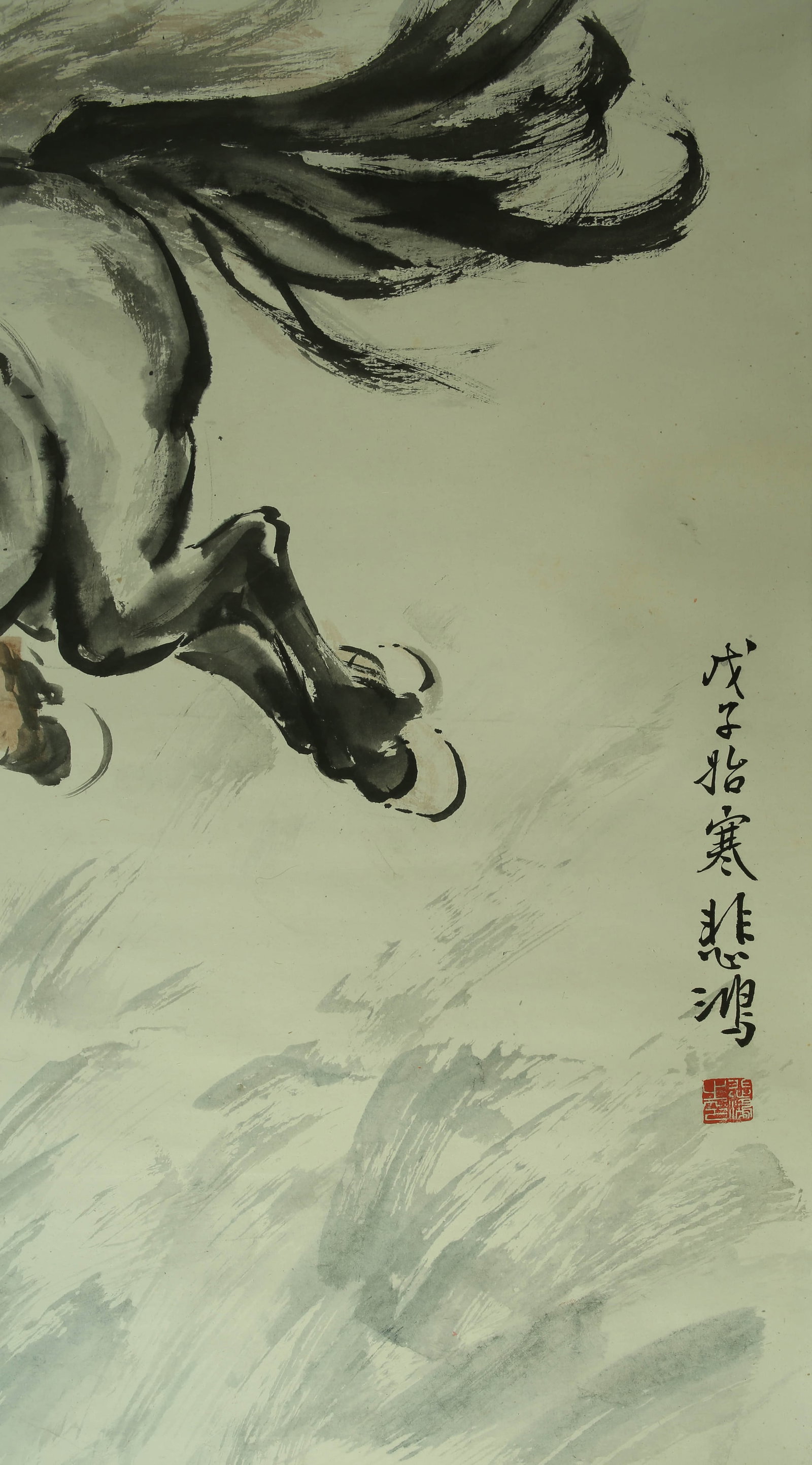 Xu Beihong's double-jun map - 4