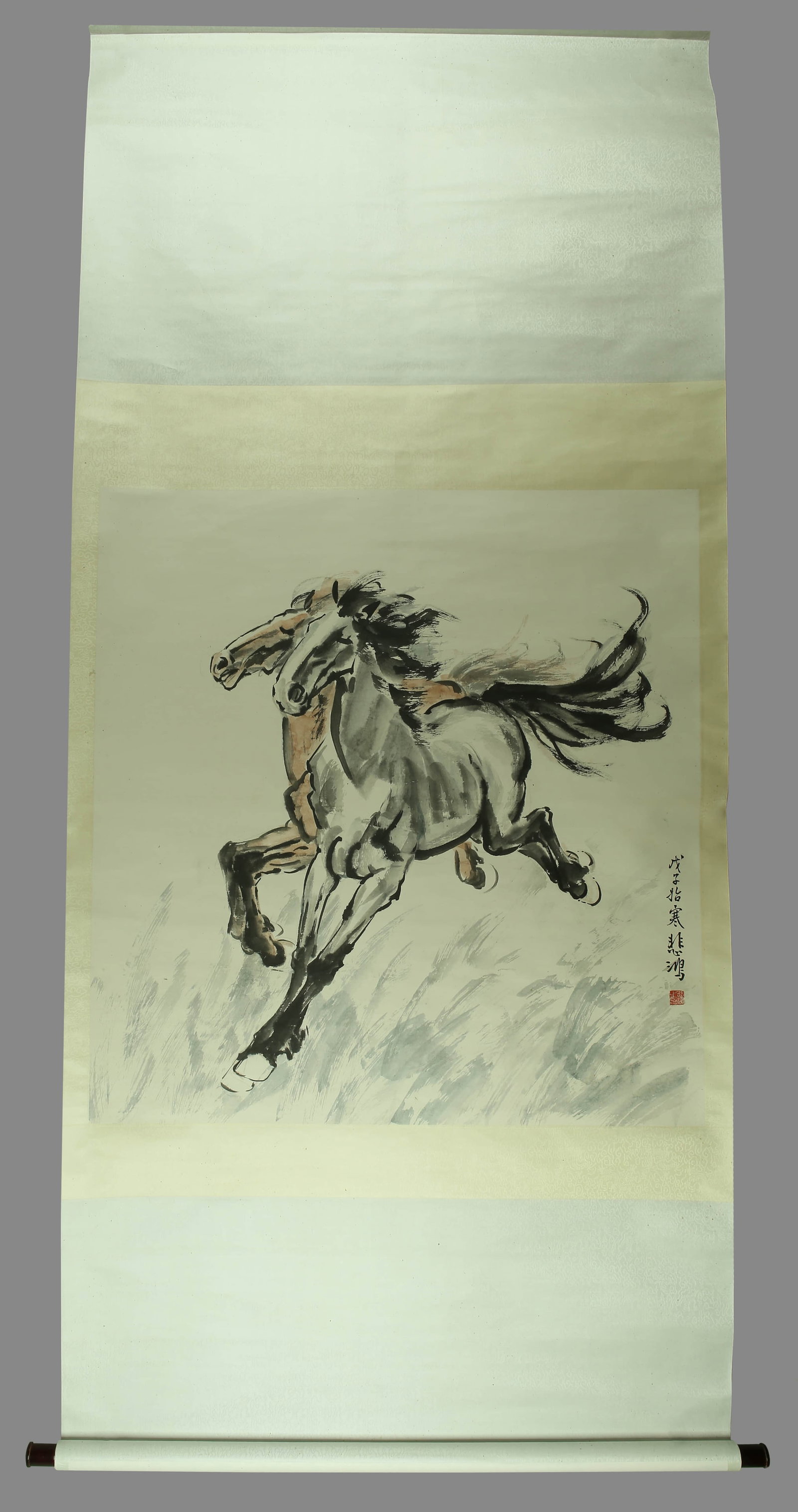 Xu Beihong's double-jun map - 8