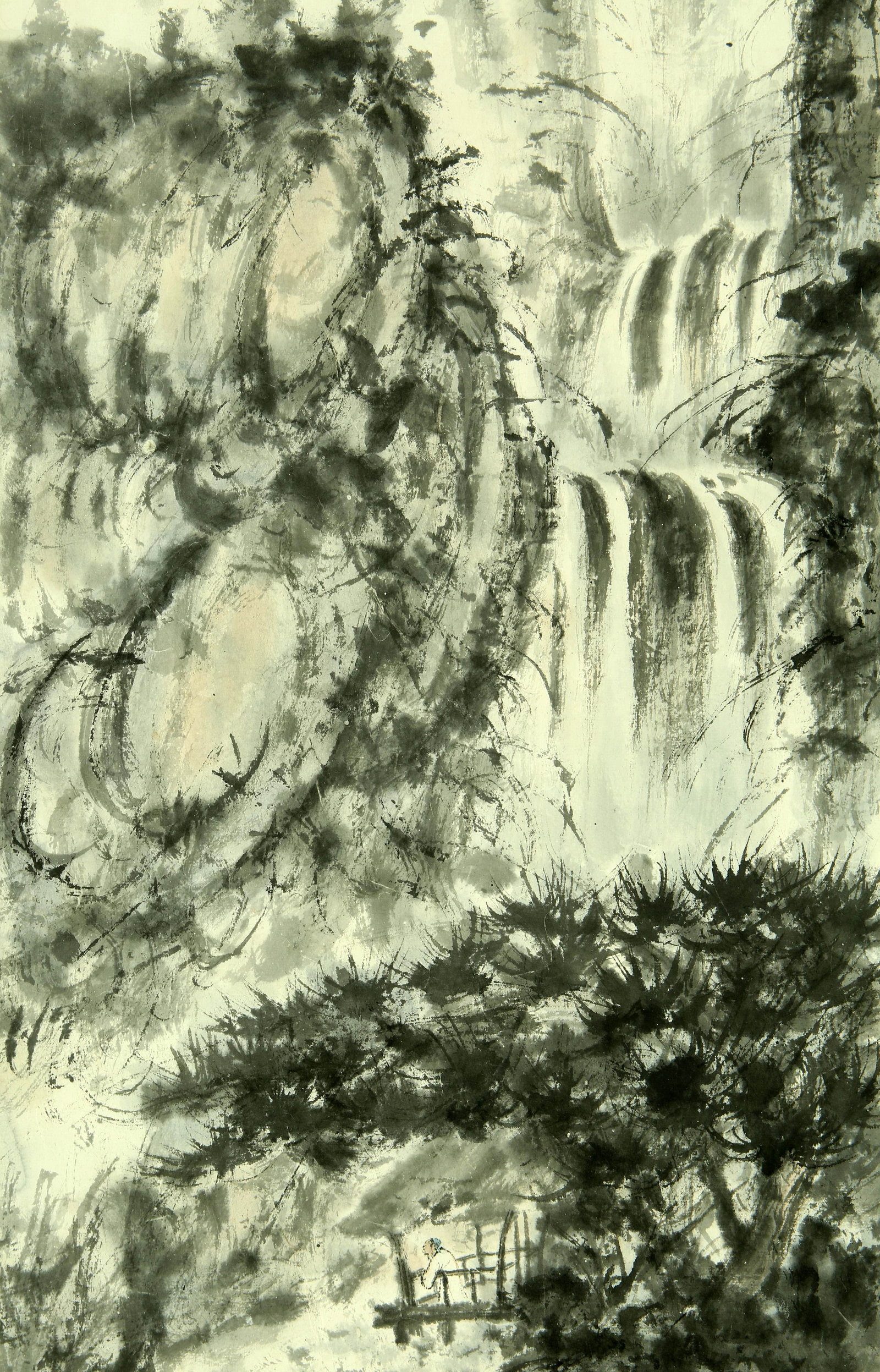 Fu Baoshi landscape - 4
