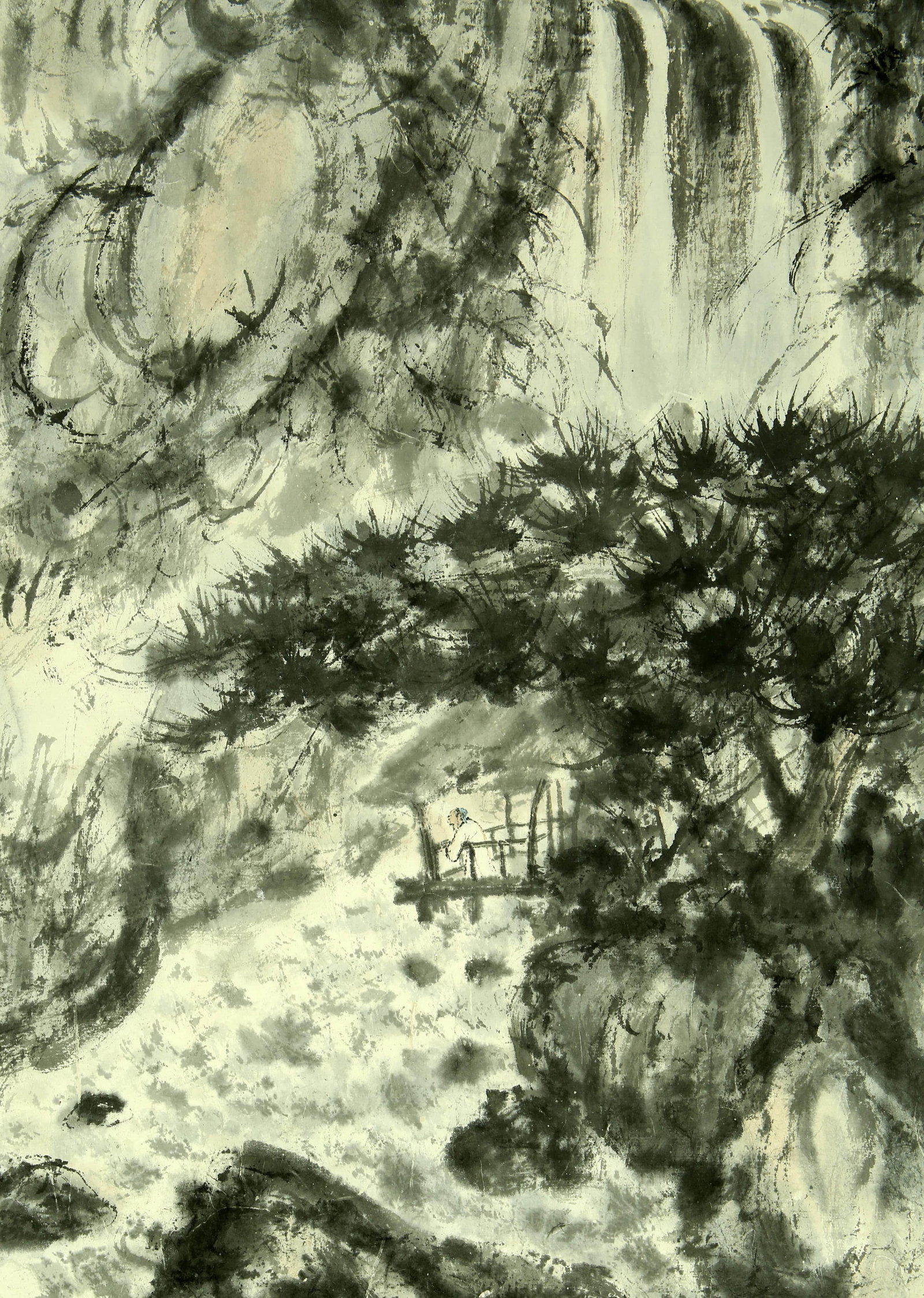 Fu Baoshi landscape - 5