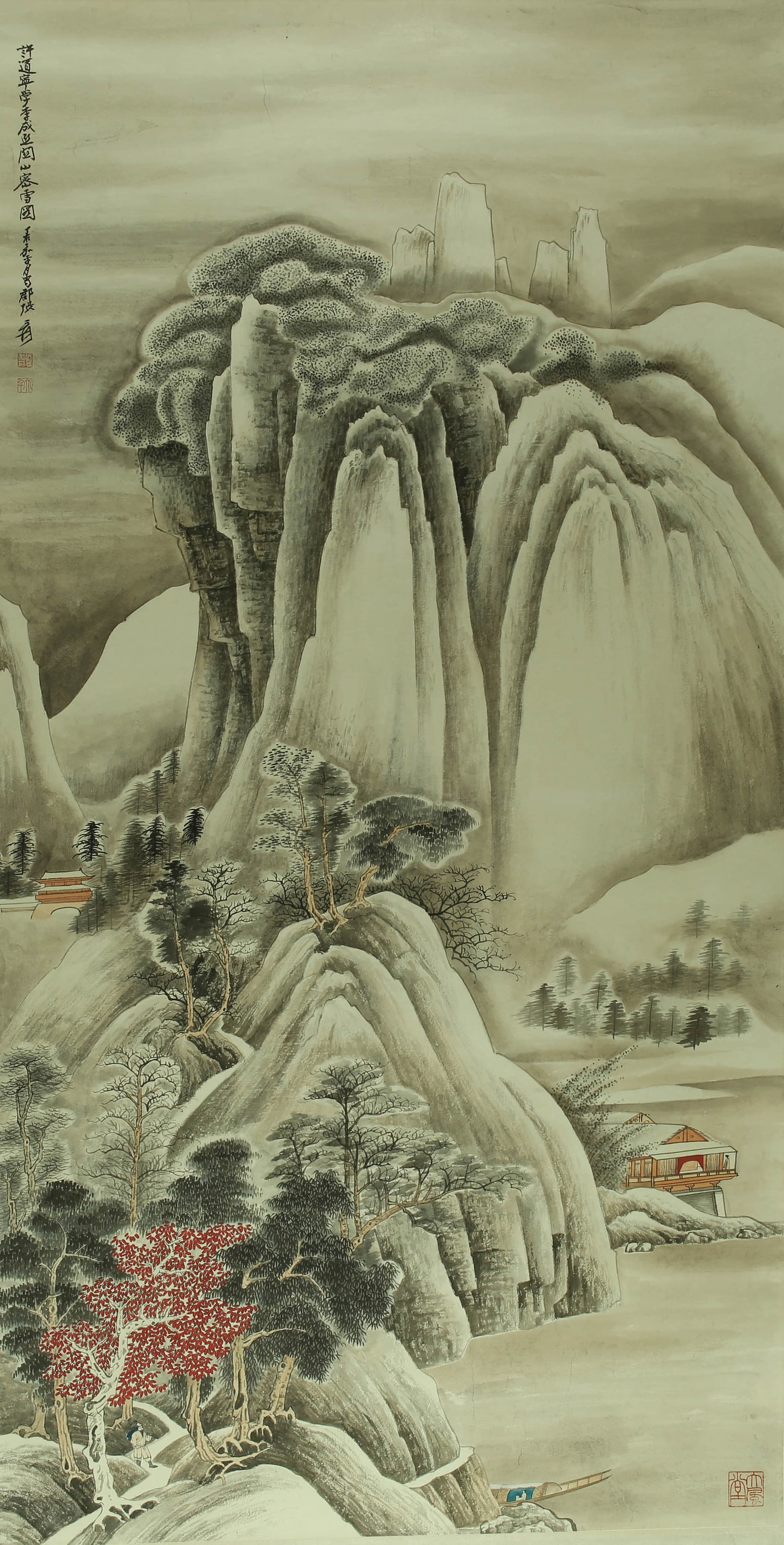 Zhang Daqian's honey snow map in Guanshan (1 of 8)