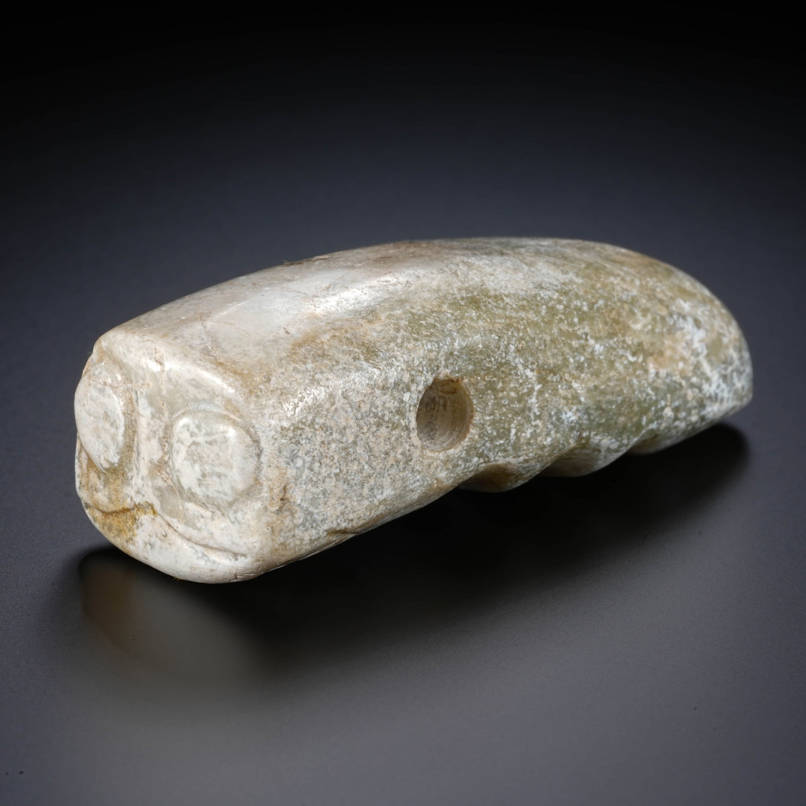 Jade cicada before Ming dynasty: L:7.5cm H:2.5cm