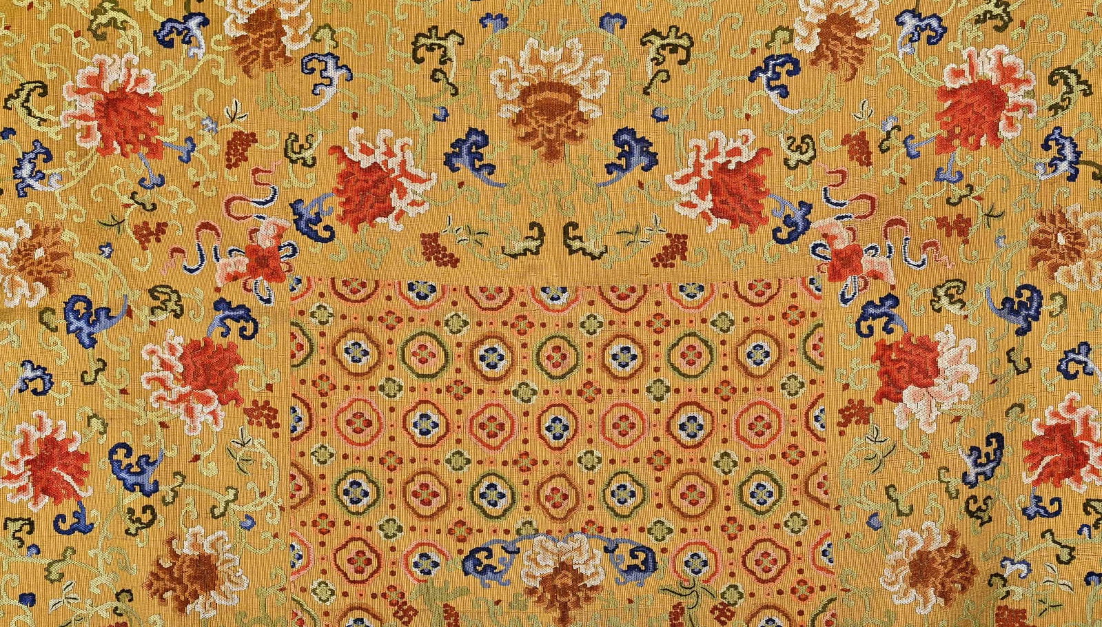 Qing classical pattern silk reeling - 2