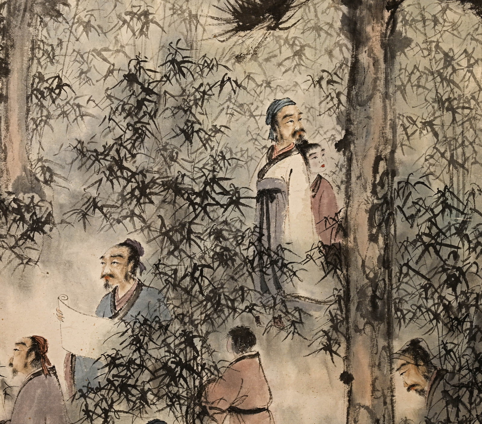 Fu Baoshi figures - 4