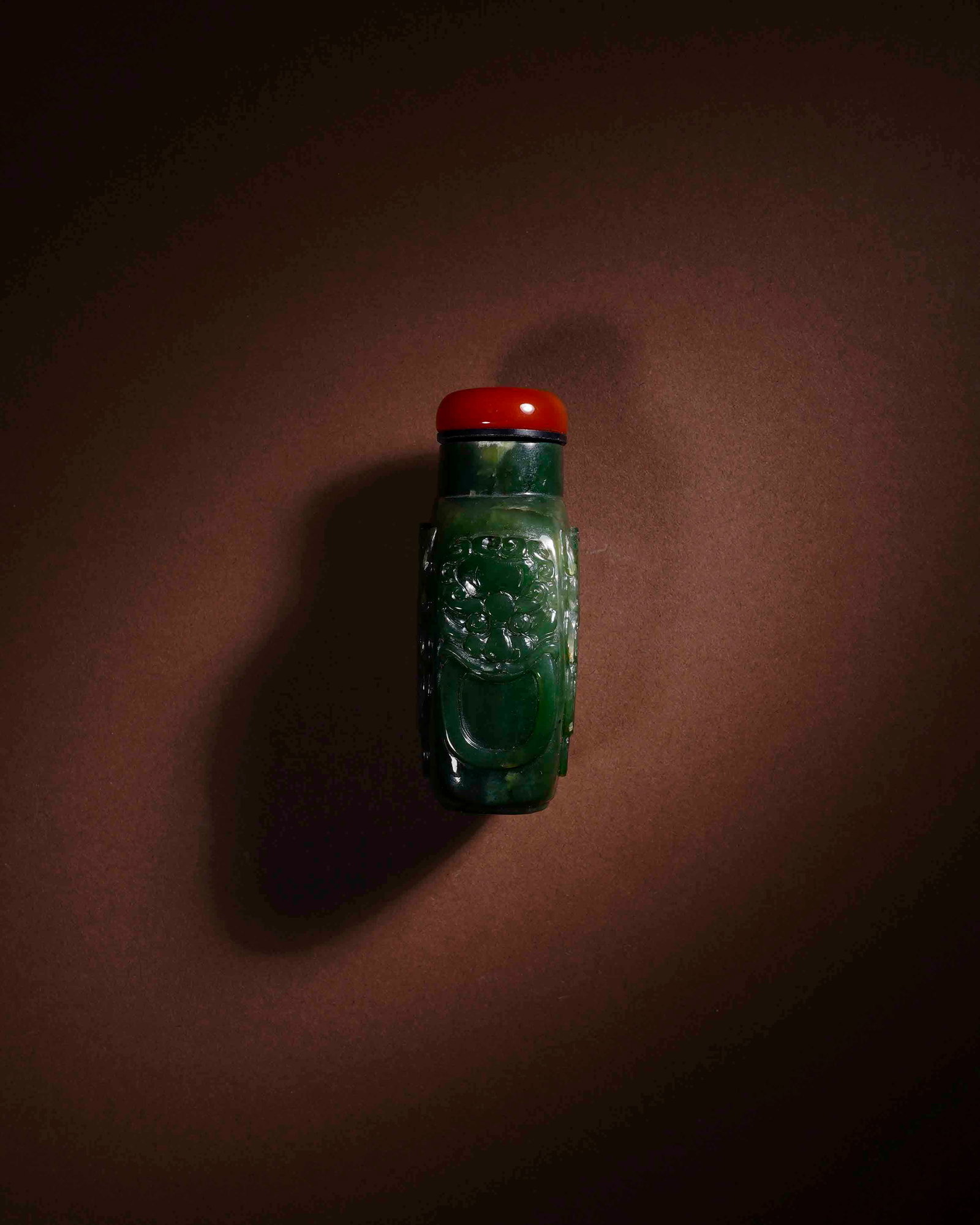 Qing emerald snuff bottle - 2