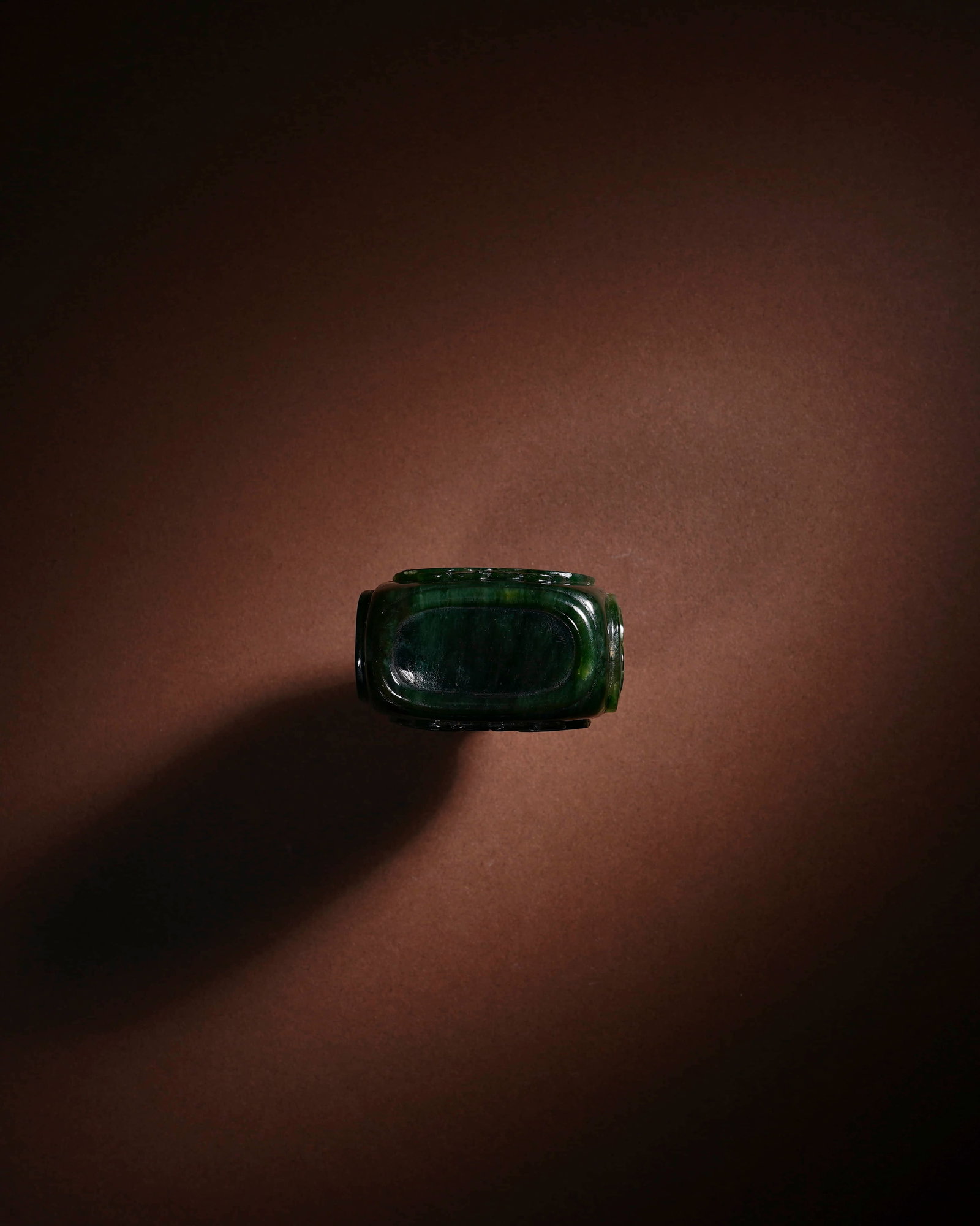 Qing emerald snuff bottle - 4