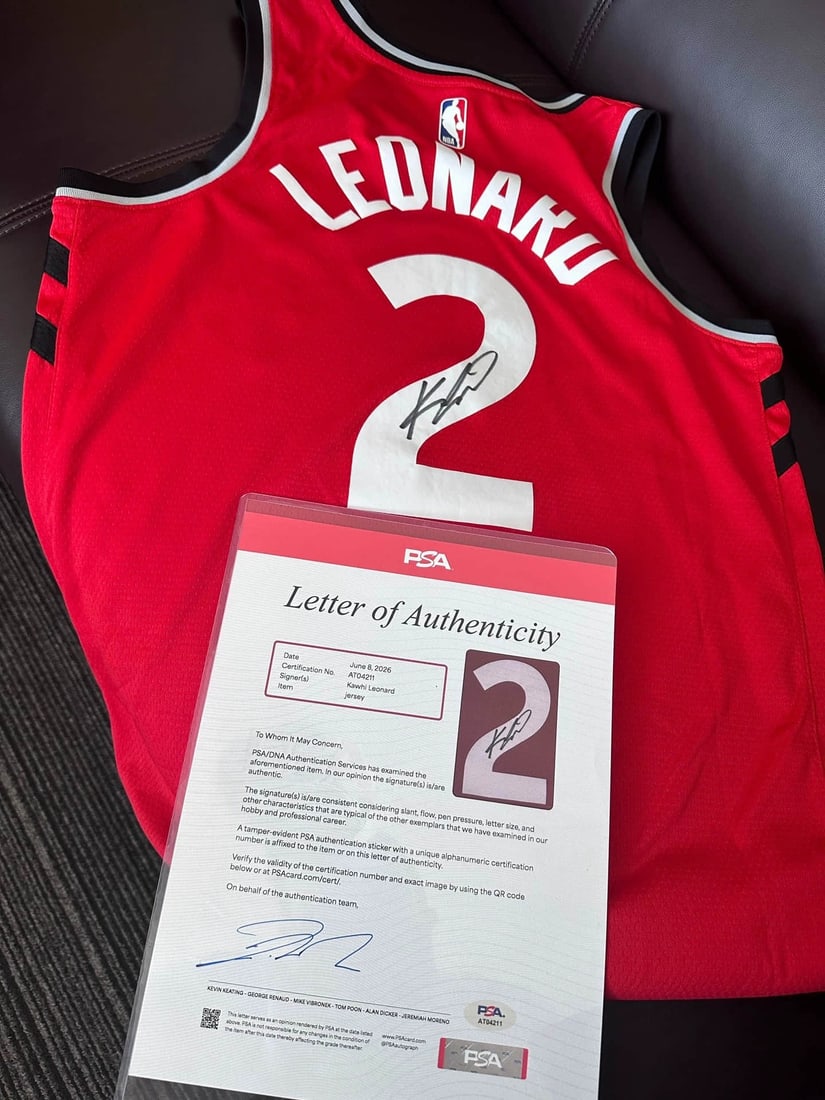 Leonard jersey Raptors Red No.2: Leonard jersey Raptors Red No.2PSA certified authentic products are guaranteed to support official website inspection.