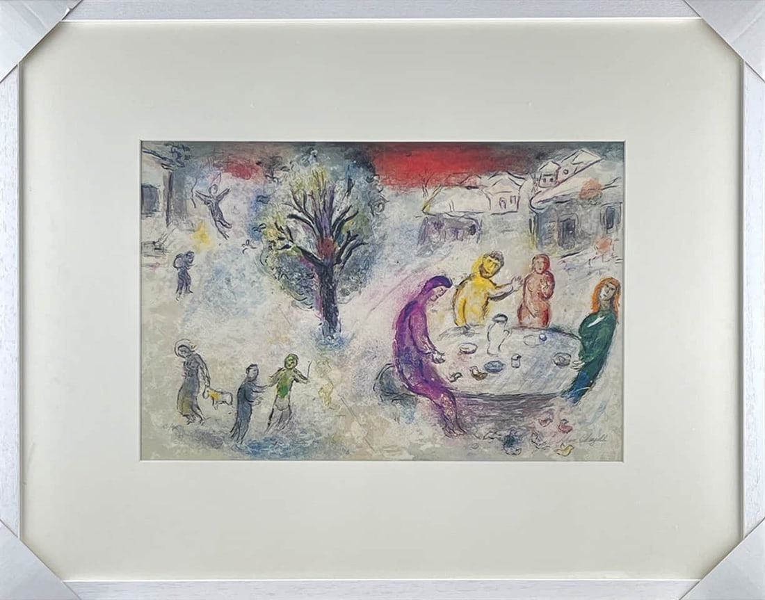 In the style of Marc ChagallBanquet de Pan Daphnis et Chloe (1 of 5)