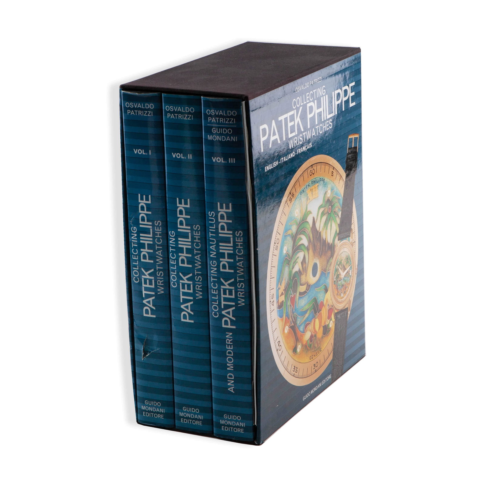 PATEK PHILIPPE Patek Philippe Watch Collection: Name: PATEK PHILIPPE Watch Collection"Year: 2010Size: three tape boxes overall size: length 25.5xwidth 25.5X height 32.5cmWeight: 9.35KGOrigin: ItalyIntroduction: This Complete Collection of PATEK PHI