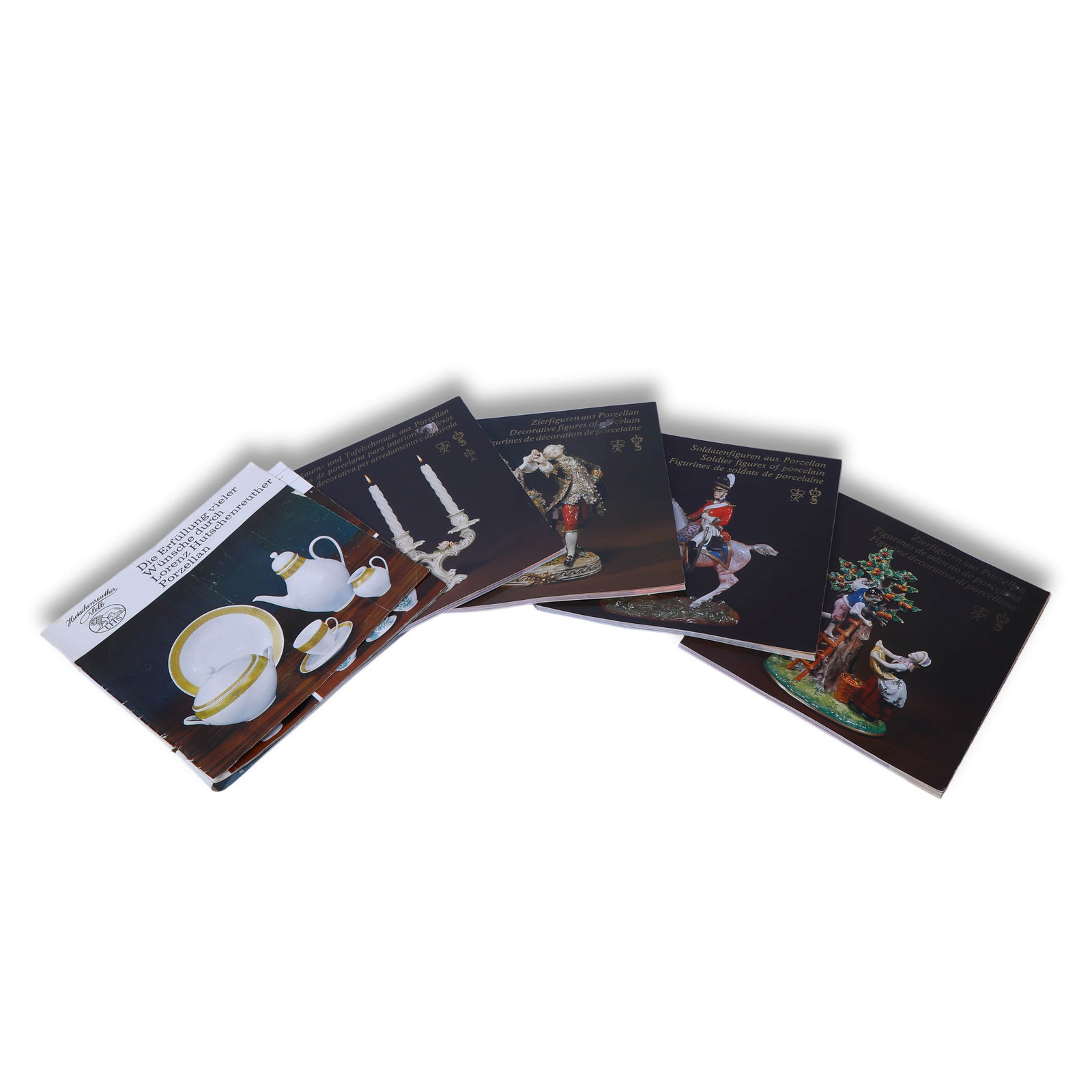 Five books on famous German porcelain. (1 of 8)