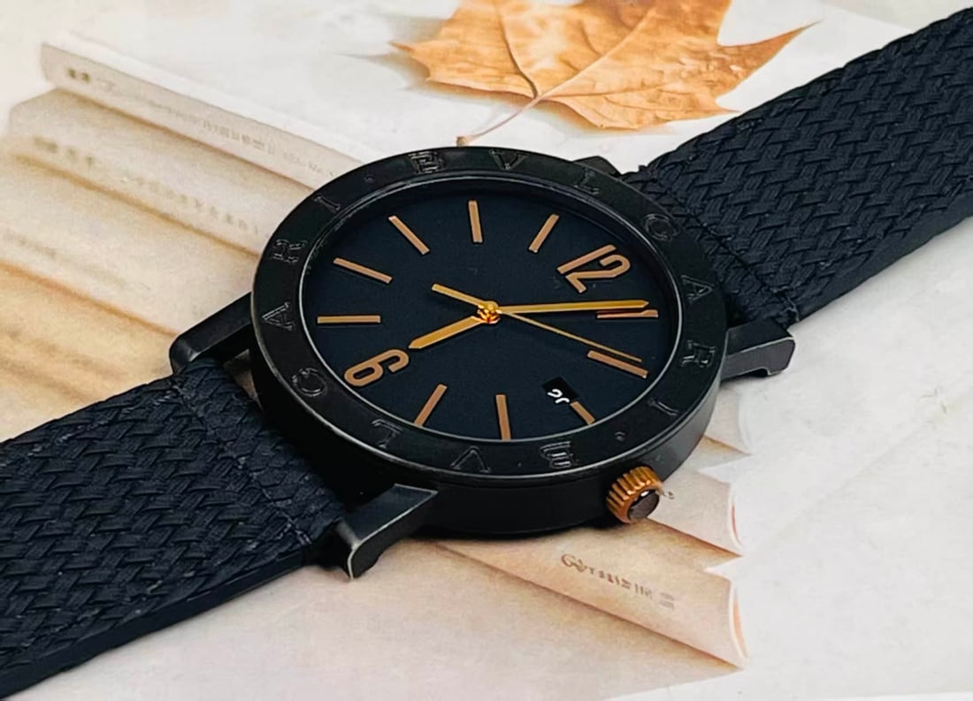 Bulgari BVLGARI?BVLGARI series 102929 automatic mechanical men's watch: Bulgari. BVLGARI?BVLGARI Series 102929 Automatic Mechanical Men's Watch 41mm fine steel case is wear-resistant with black DLC and equipped with BVL 191 automatic winding mechanical movement with date 