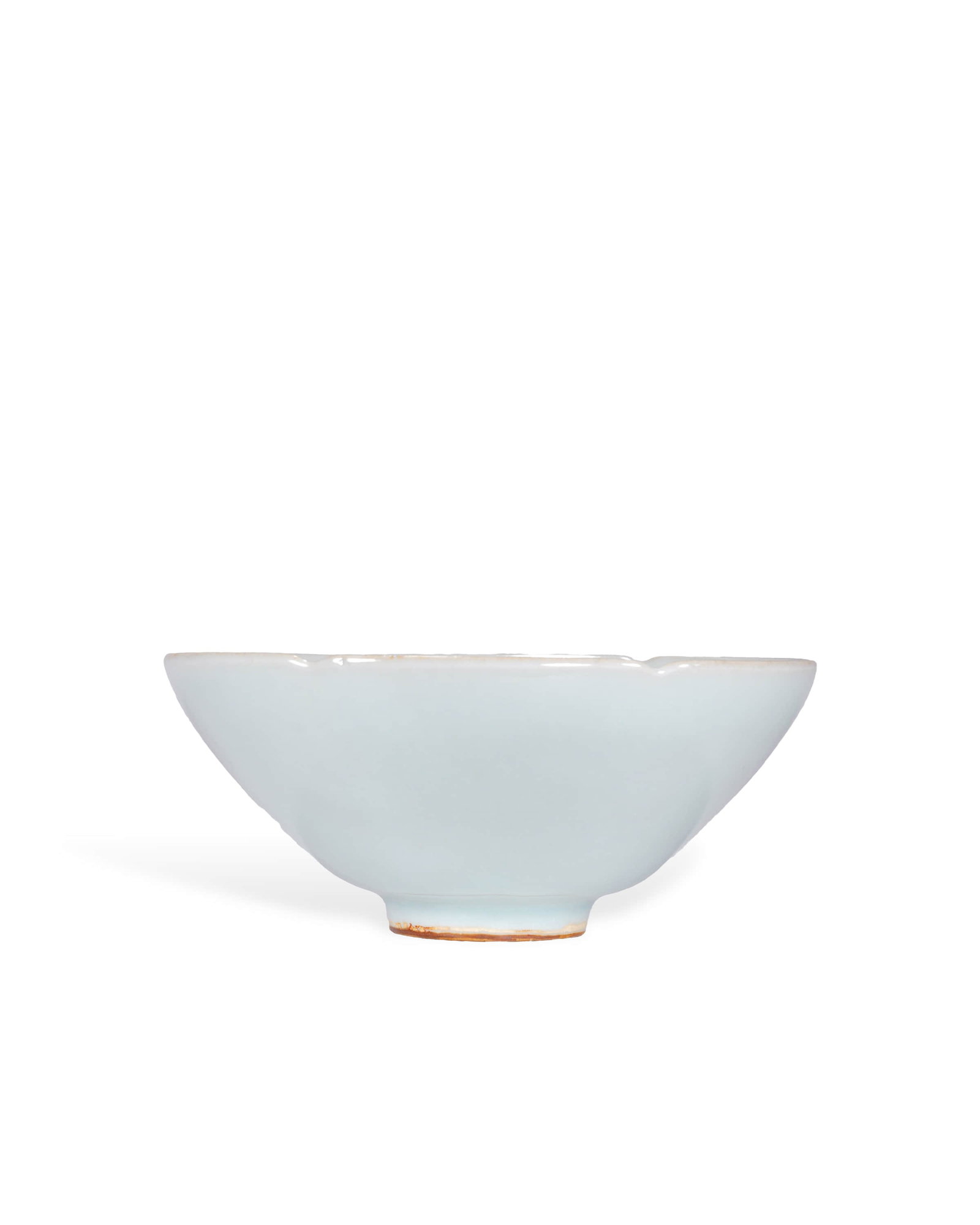 Blue-and-white glazed flower bowl of Hutianyao in Northern Song Dynasty: L:15cm H:6.2cm