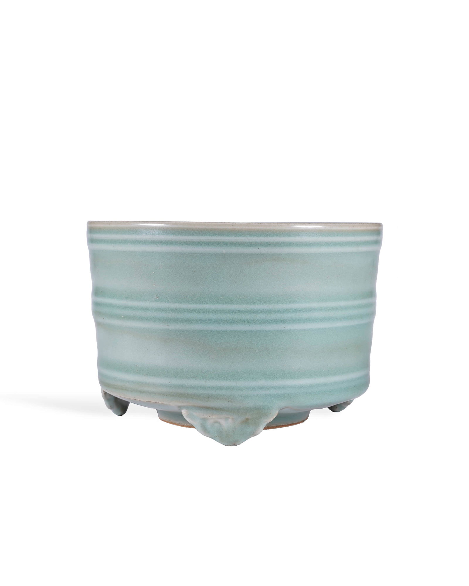 Song Longquan kiln green glaze string furnace: D:13cm H:9cm