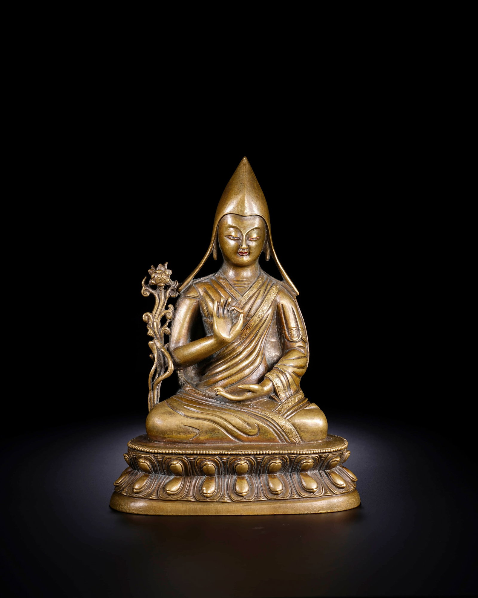 Bronze statue of Zong Kaba (1 of 5)