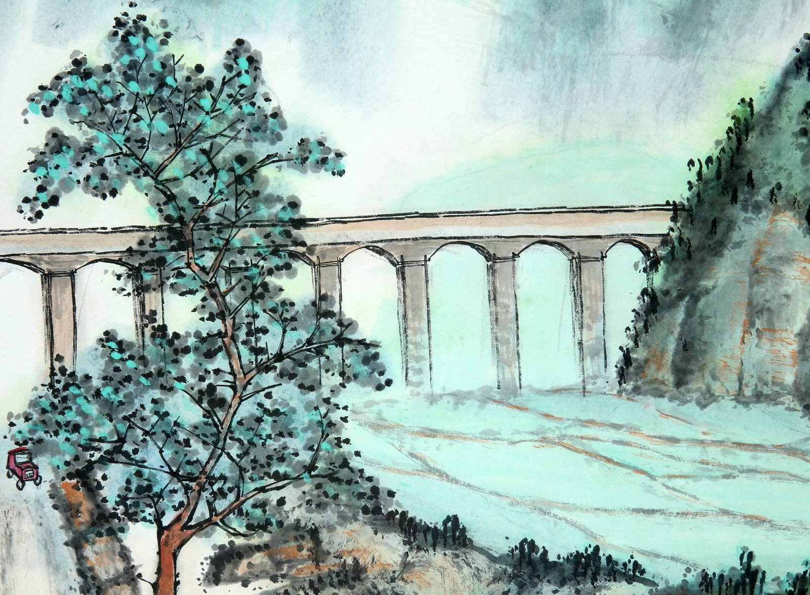 Li Junqiu's Spring Mountain Map - 4