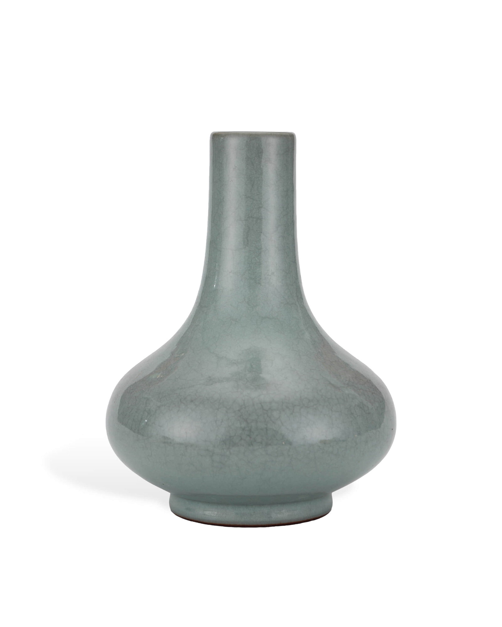 Song dynasty imitation official glaze flask: H:22cm W??16.2cm