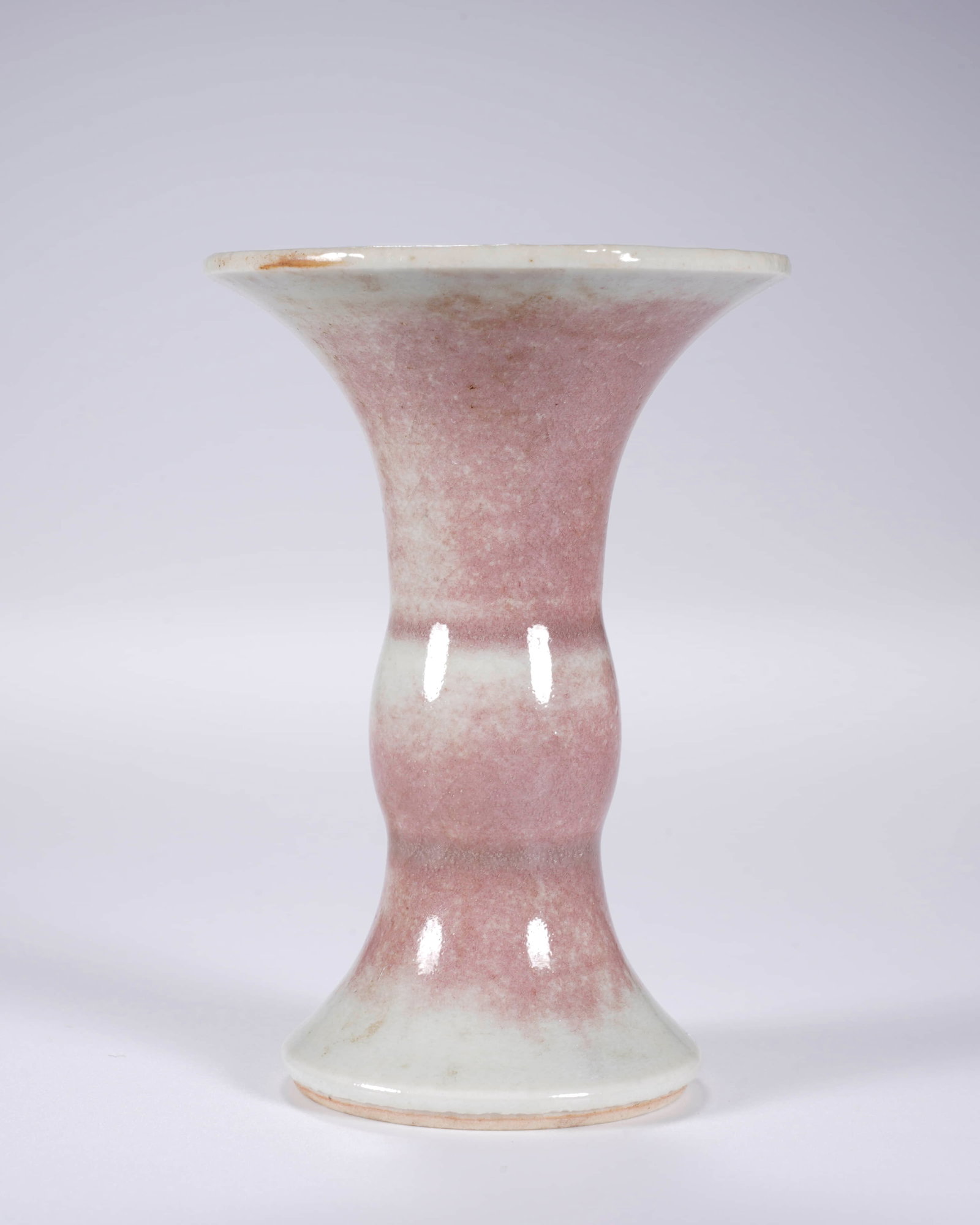 Qing Kangxi lang red glaze flower pattern - 3