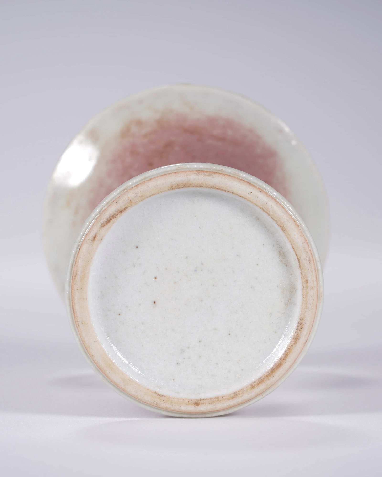 Qing Kangxi lang red glaze flower pattern - 4