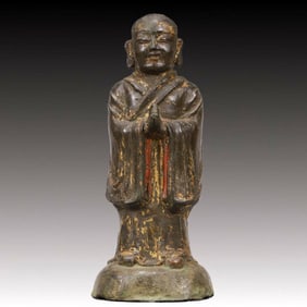 An Excellent Gilt-Bronze Figure Of Brog.Mi