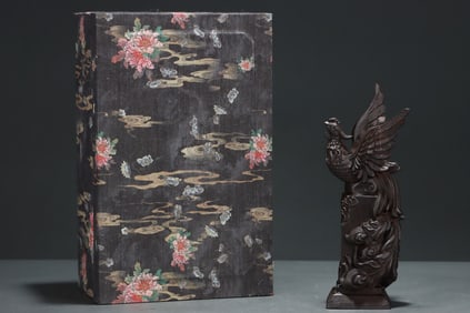 A Rare Eaglewood Phoenix Ornament